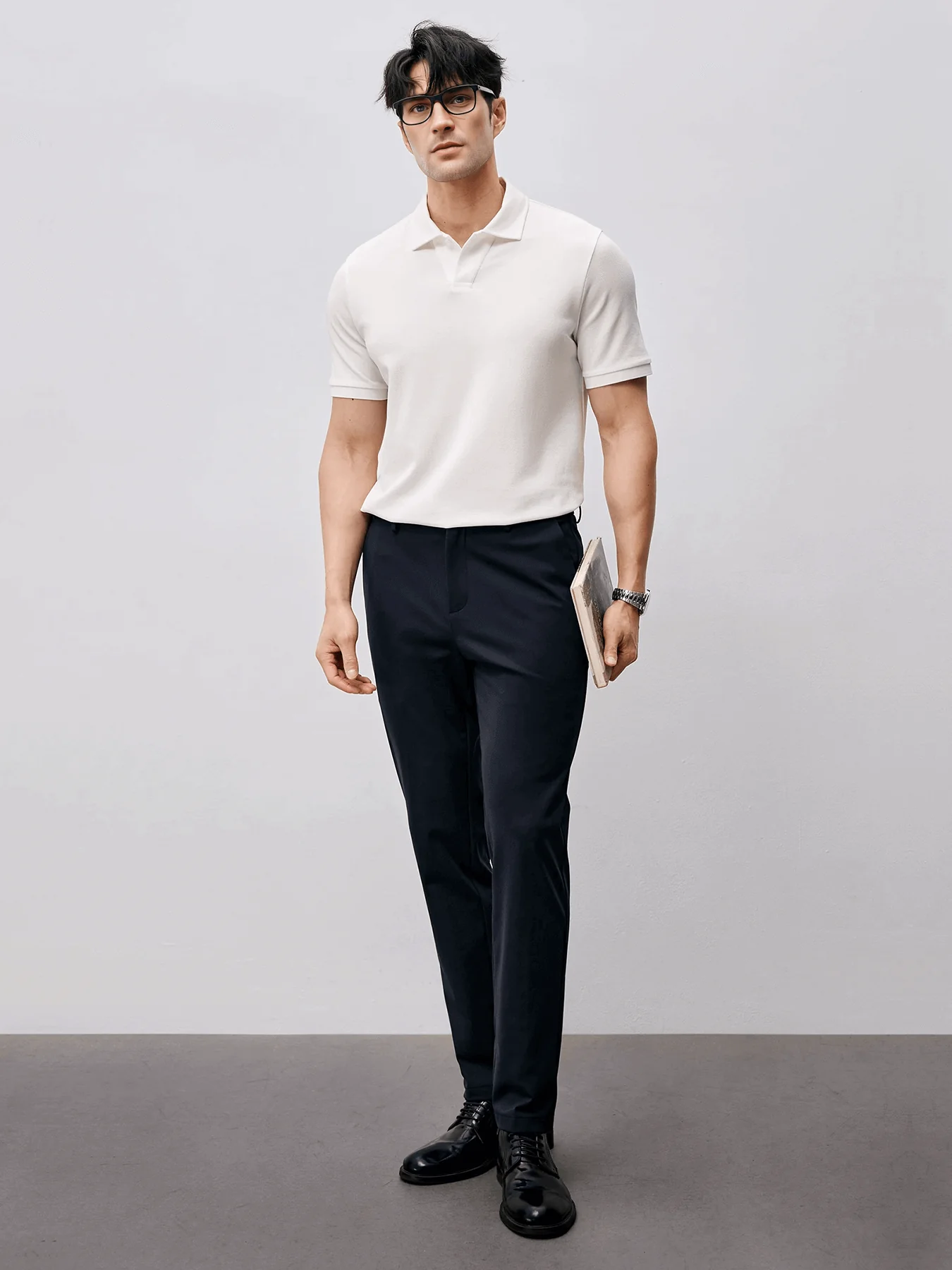 BreezeLuxe Breathable Piqué Cotton Short Sleeve Polo - Image 13