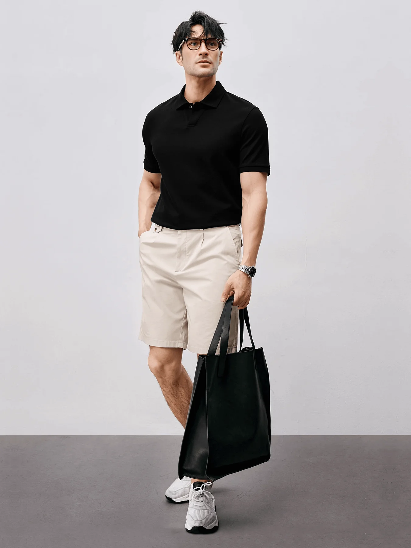 BreezeLuxe Breathable Piqué Cotton Short Sleeve Polo - Image 18