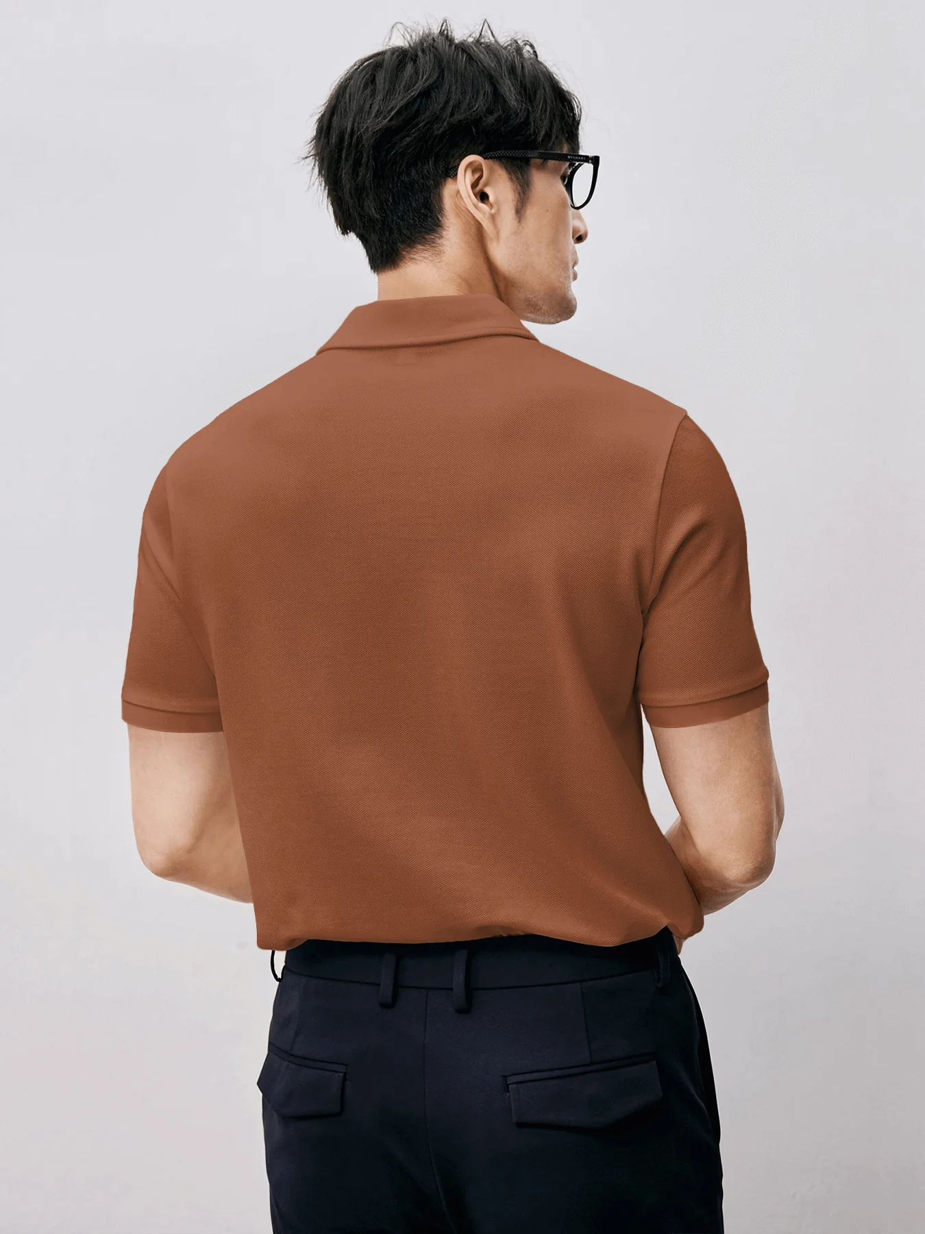 BreezeLuxe Breathable Piqué Cotton Short Sleeve Polo - Image 3