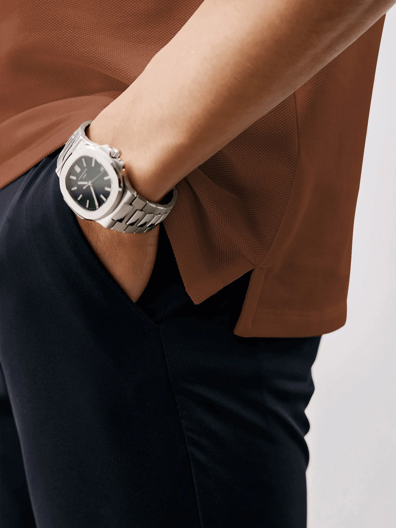 BreezeLuxe Breathable Piqué Cotton Short Sleeve Polo - Image 4