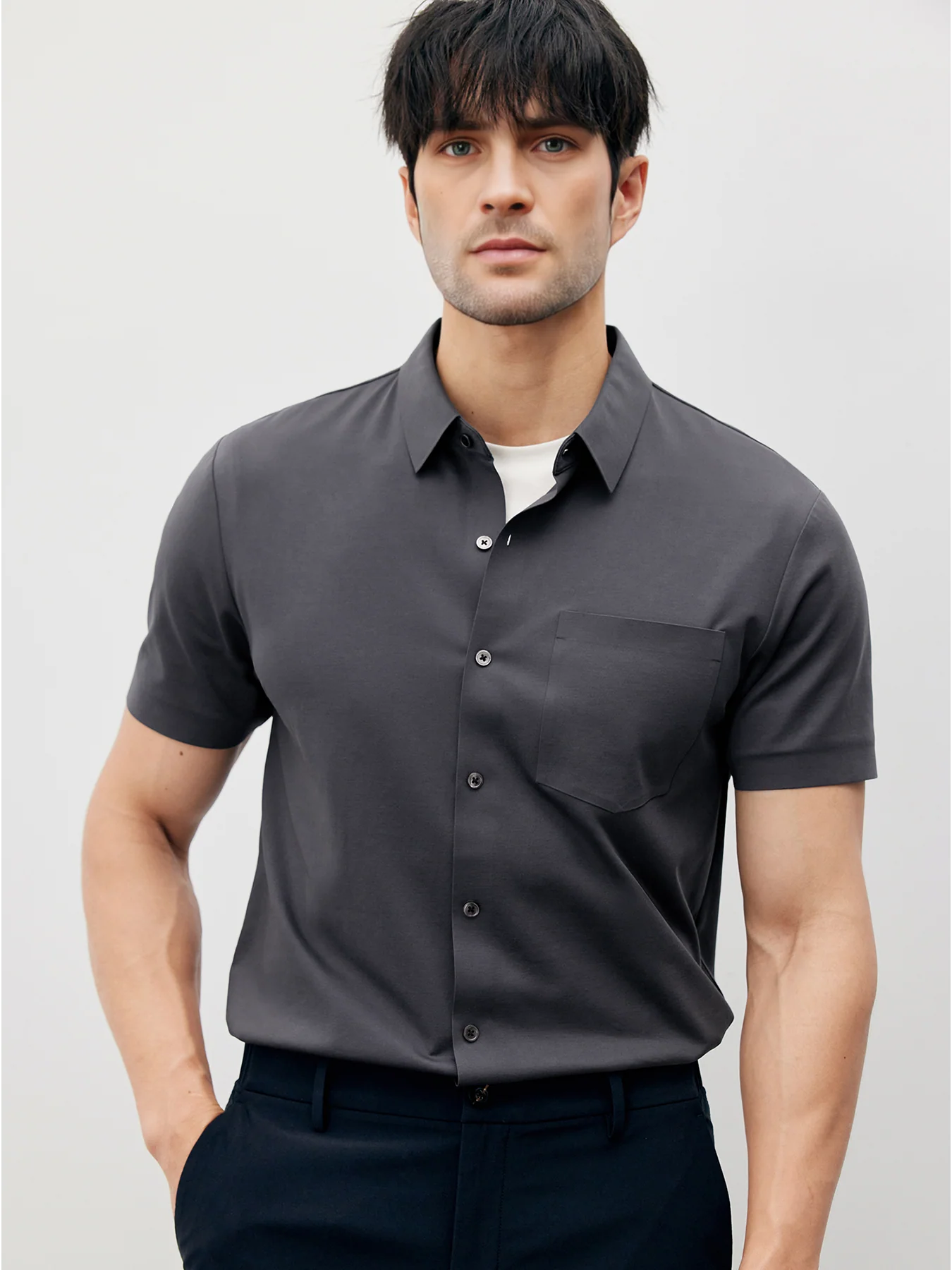 ChillLux Wrinkle-free Short Sleeve Shirt - Image 15