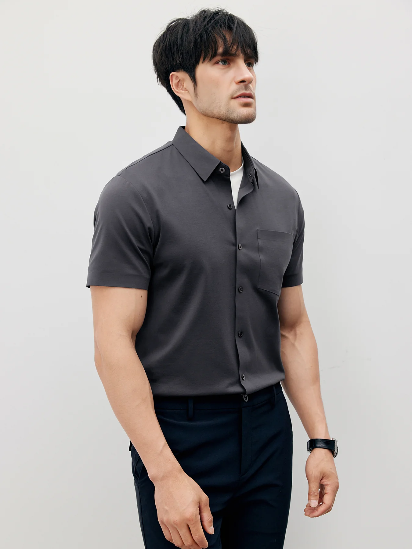 ChillLux Wrinkle-free Short Sleeve Shirt - Image 17