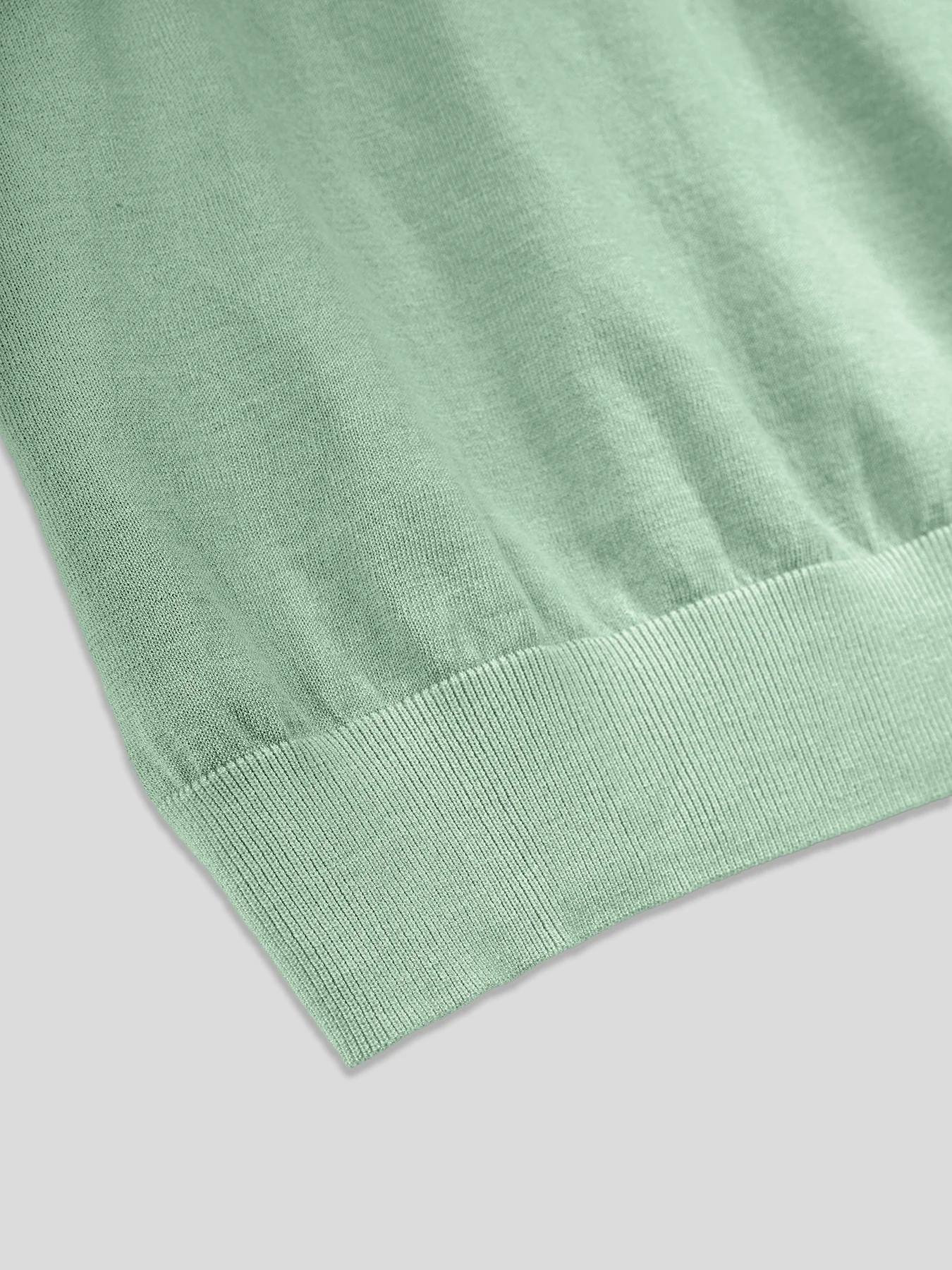 CoolKnit Color Blocked Cuffs Short Sleeve Knitted T-Shirt - Image 22