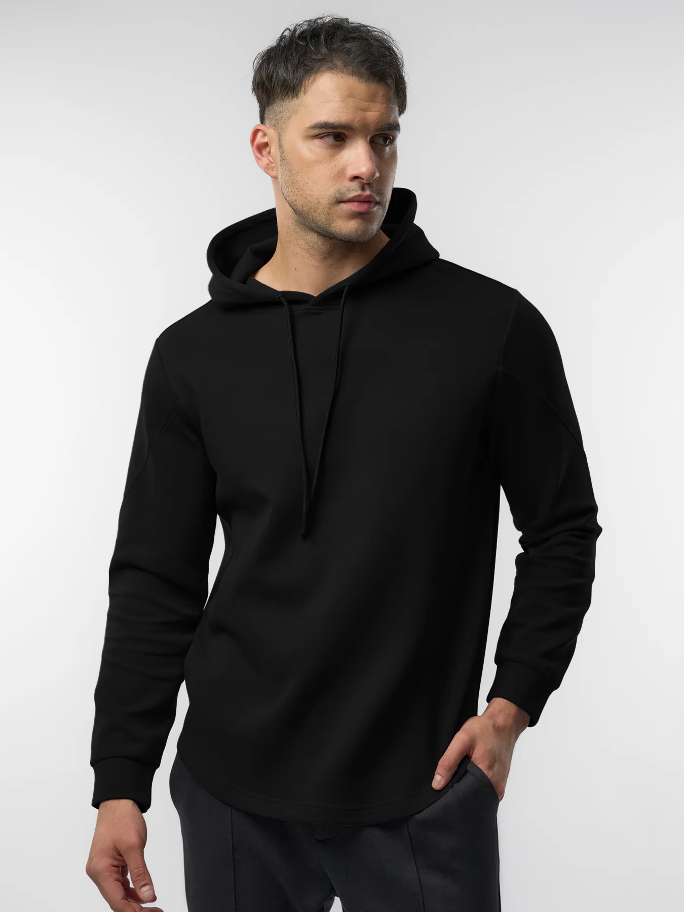 CozySpacer Curve Hem Hoodie - Image 16