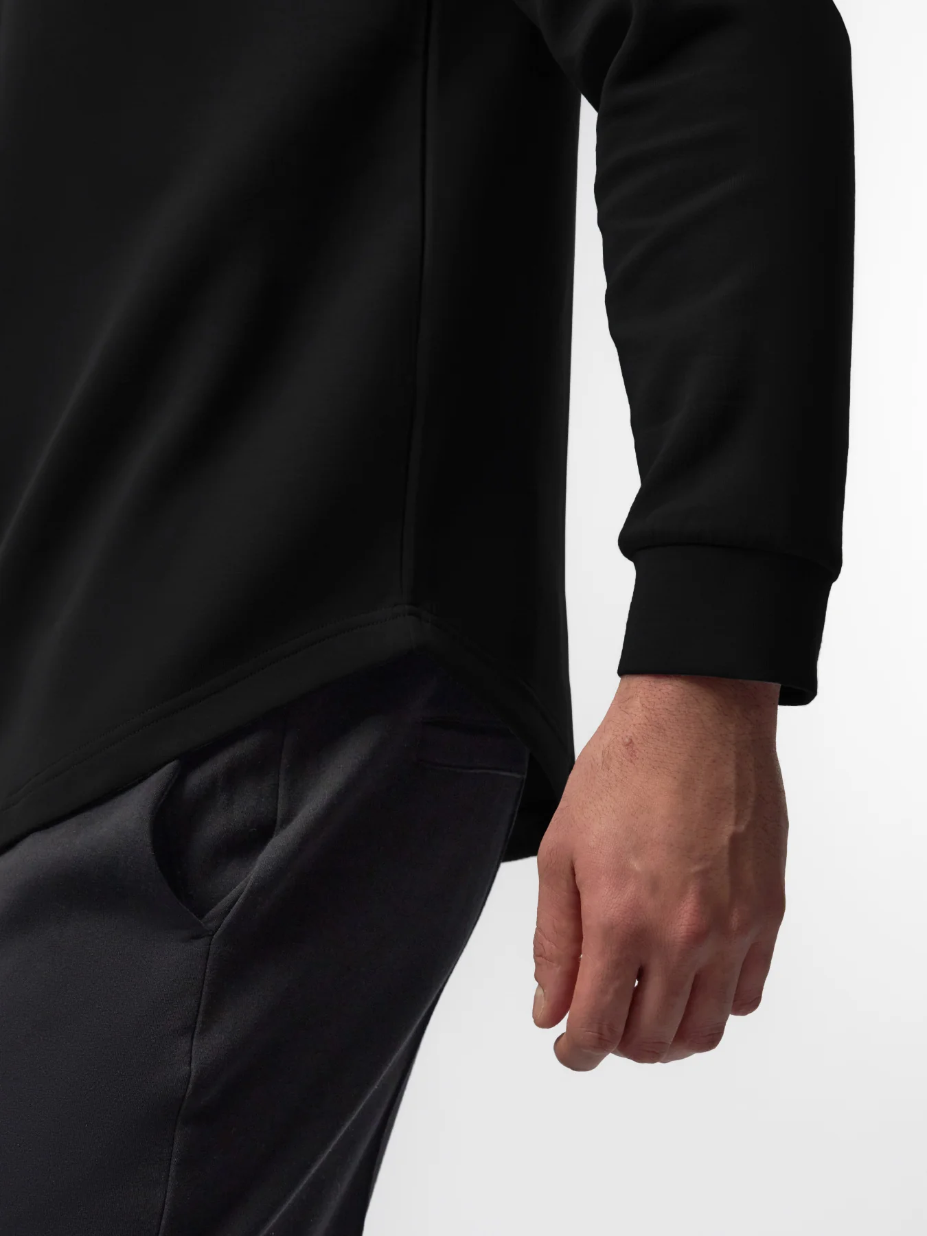 CozySpacer Curve Hem Hoodie - Image 19