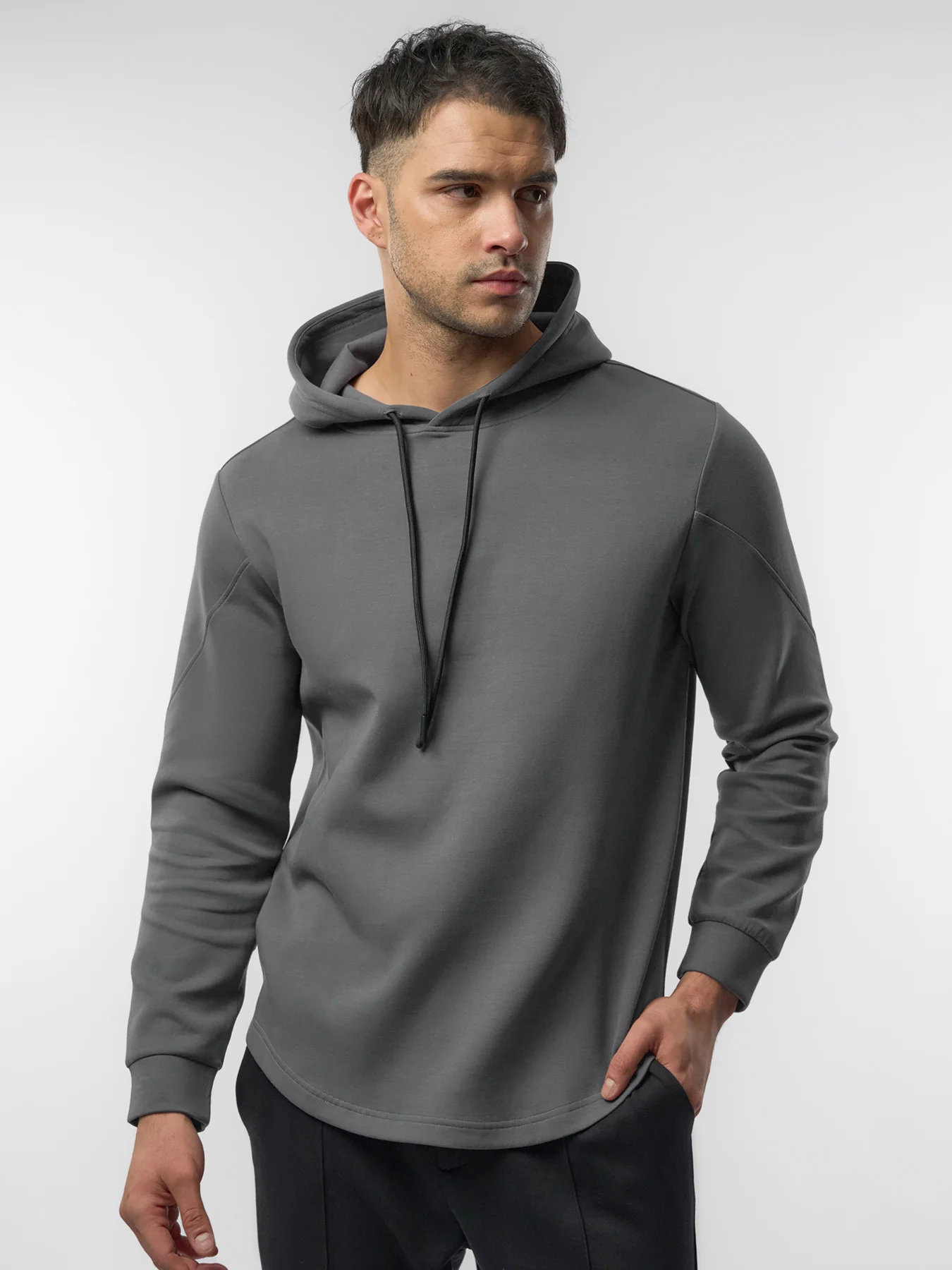 CozySpacer Curve Hem Hoodie - Image 9