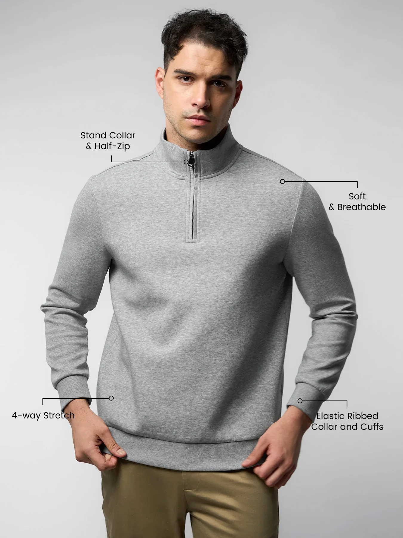 CozySpacer Half Zip Sweatshirt - Image 12