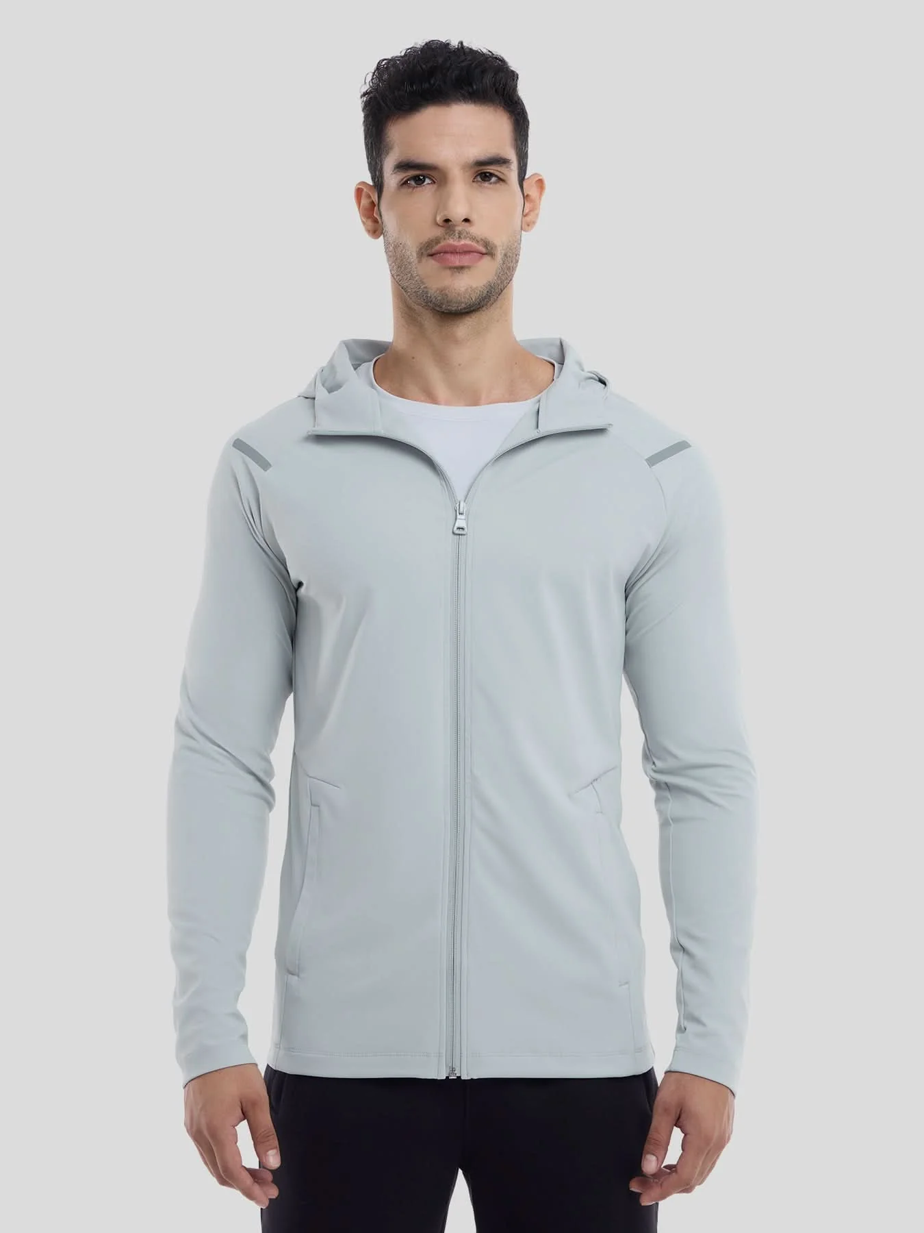 SmoothBlend Quick Dry Sports Fitness Hooded Jacket - Image 18