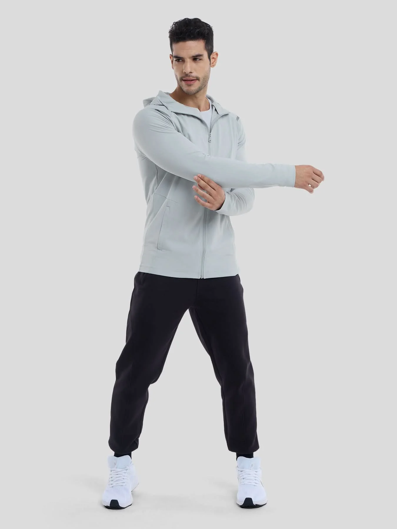 SmoothBlend Quick Dry Sports Fitness Hooded Jacket - Image 21