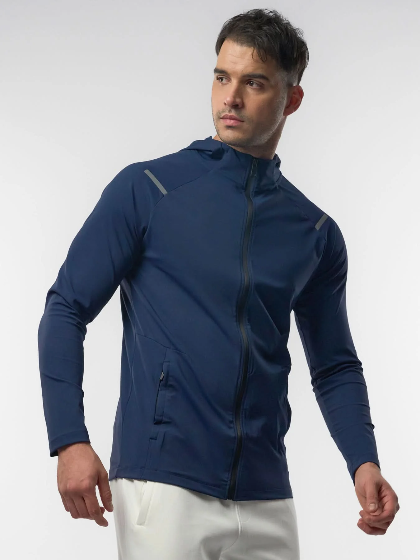 SmoothBlend Quick Dry Sports Fitness Hooded Jacket - Image 26