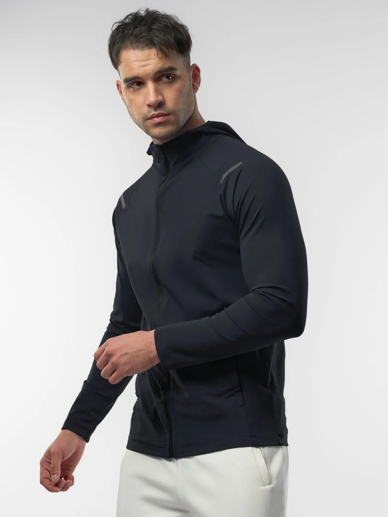 SmoothBlend Quick Dry Sports Fitness Hooded Jacket - Image 35