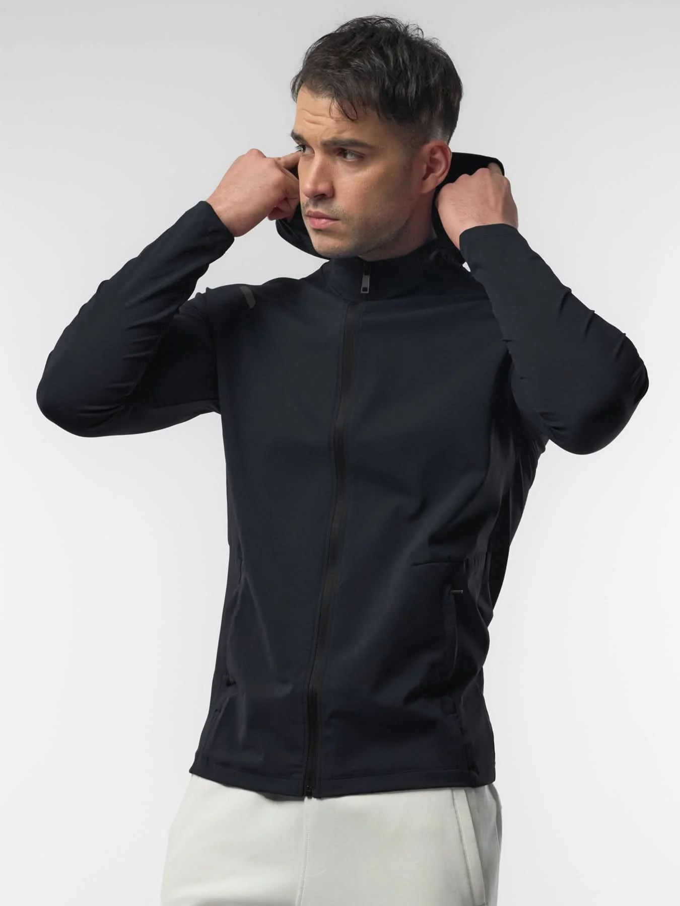 SmoothBlend Quick Dry Sports Fitness Hooded Jacket - Image 36