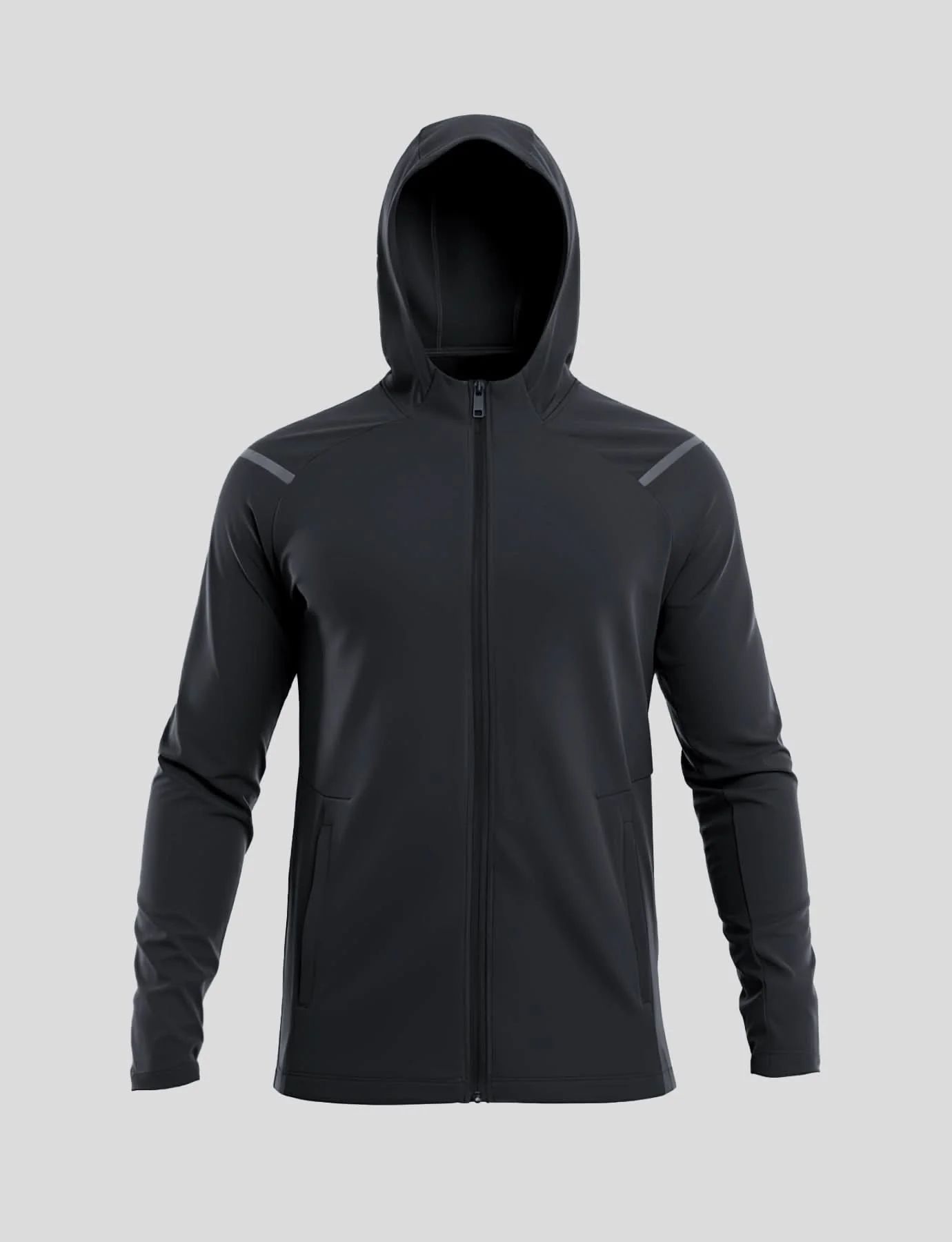 SmoothBlend Quick Dry Sports Fitness Hooded Jacket - Image 38