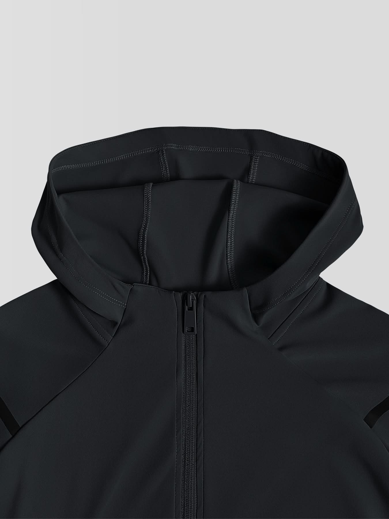 SmoothBlend Quick Dry Sports Fitness Hooded Jacket - Image 39