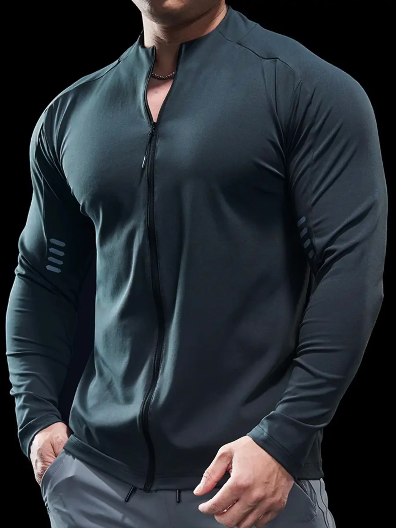 SmoothBlend Quick Dry Sports Fitness Jacket - Image 11