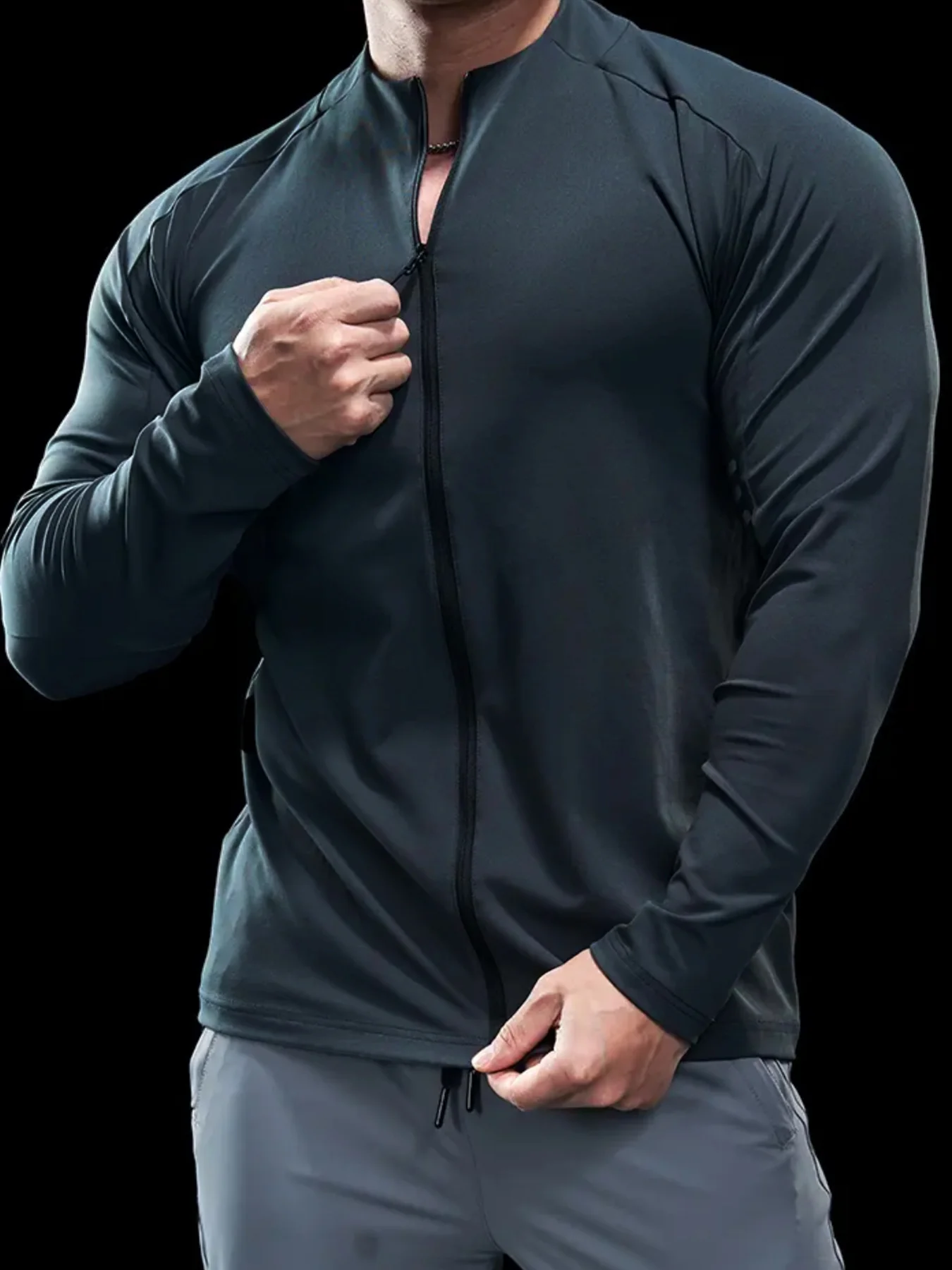 SmoothBlend Quick Dry Sports Fitness Jacket - Image 12