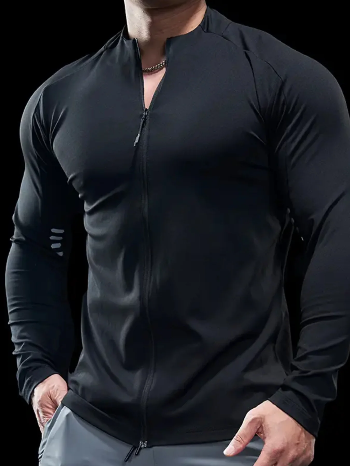 SmoothBlend Quick Dry Sports Fitness Jacket - Image 7