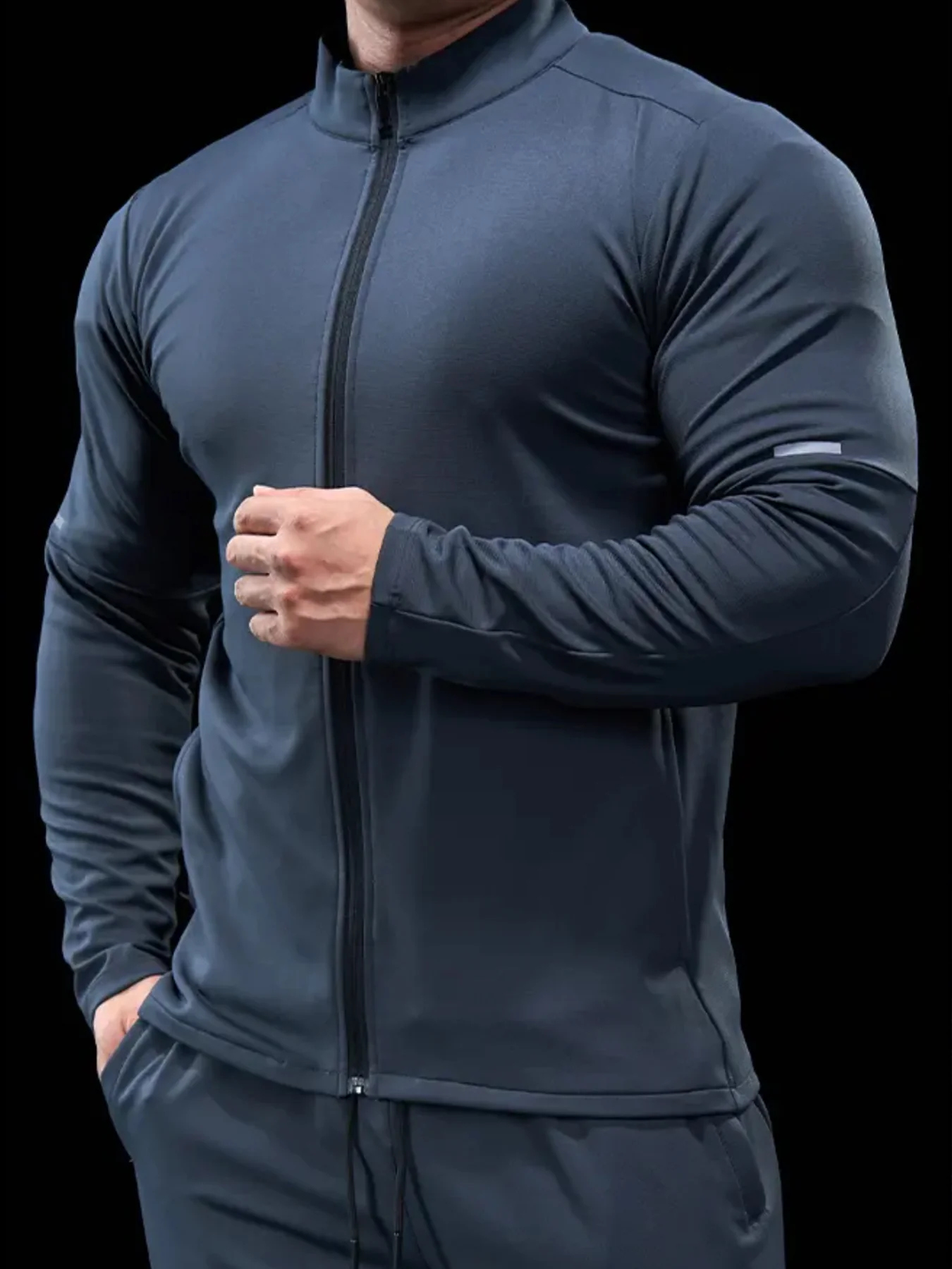 SmoothBlend Quick Dry Stand Collar Sports Fitness Jacket - Image 19