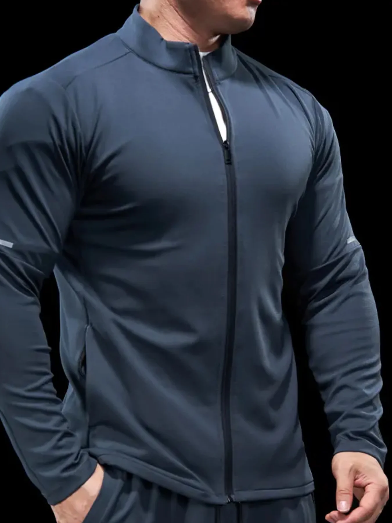 SmoothBlend Quick Dry Stand Collar Sports Fitness Jacket - Image 20