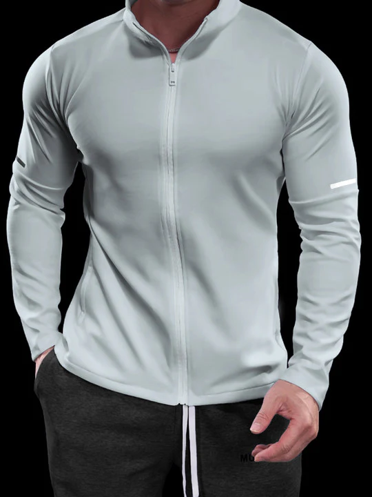 SmoothBlend Quick Dry Stand Collar Sports Fitness Jacket - Image 30