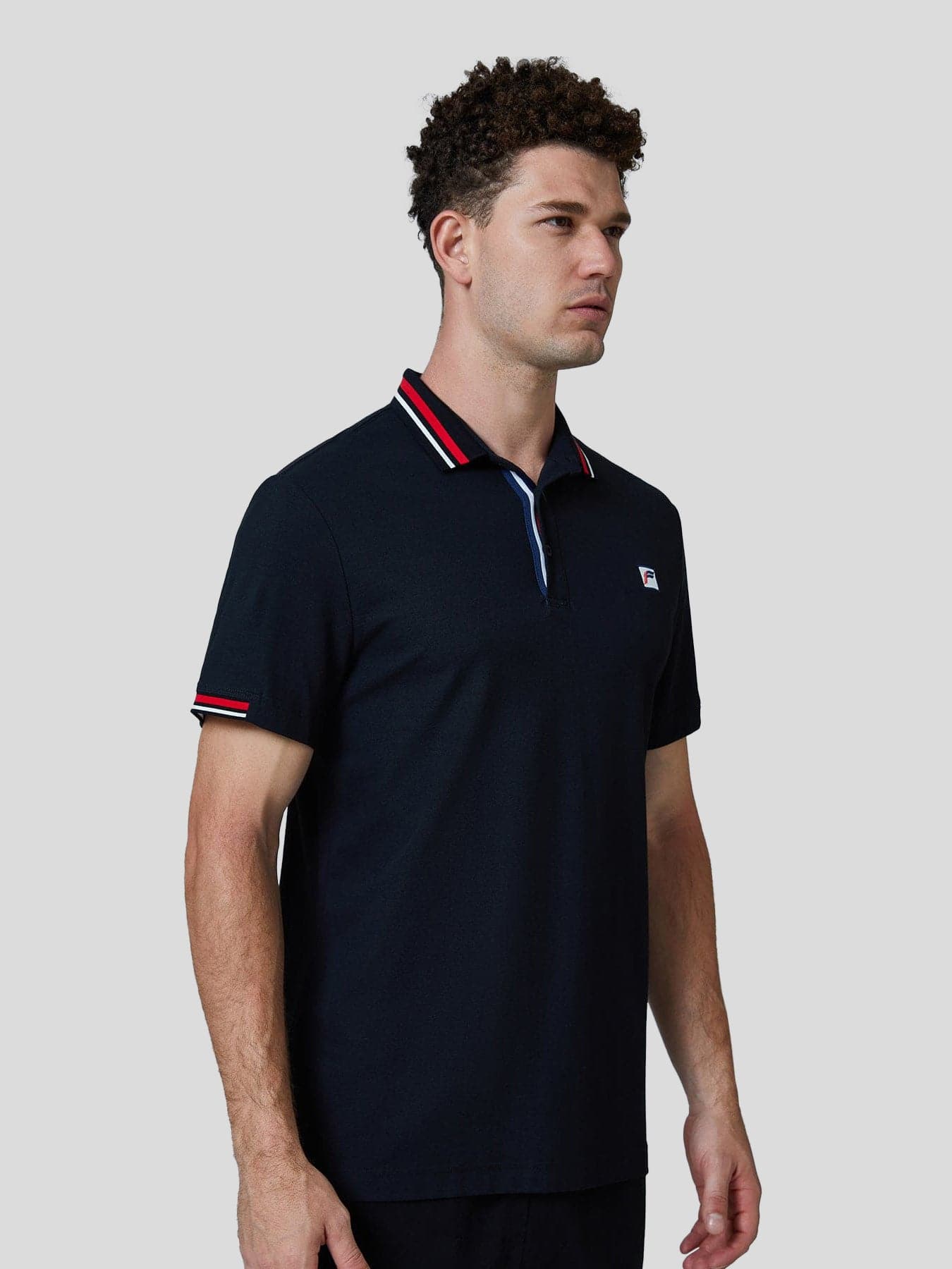 Classic Jacquard Collar Polo Shirt - Image 16