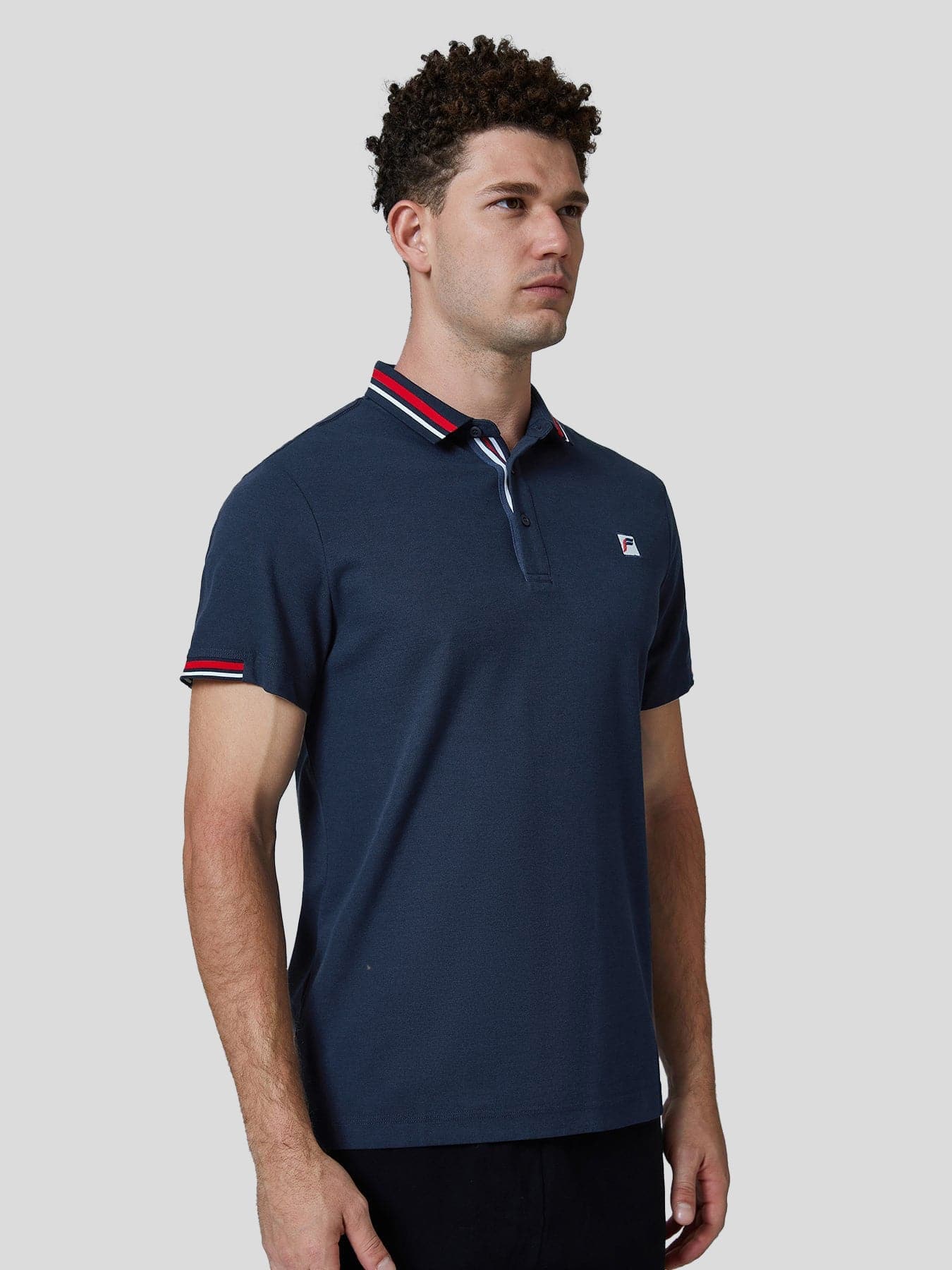 Classic Jacquard Collar Polo Shirt - Image 4