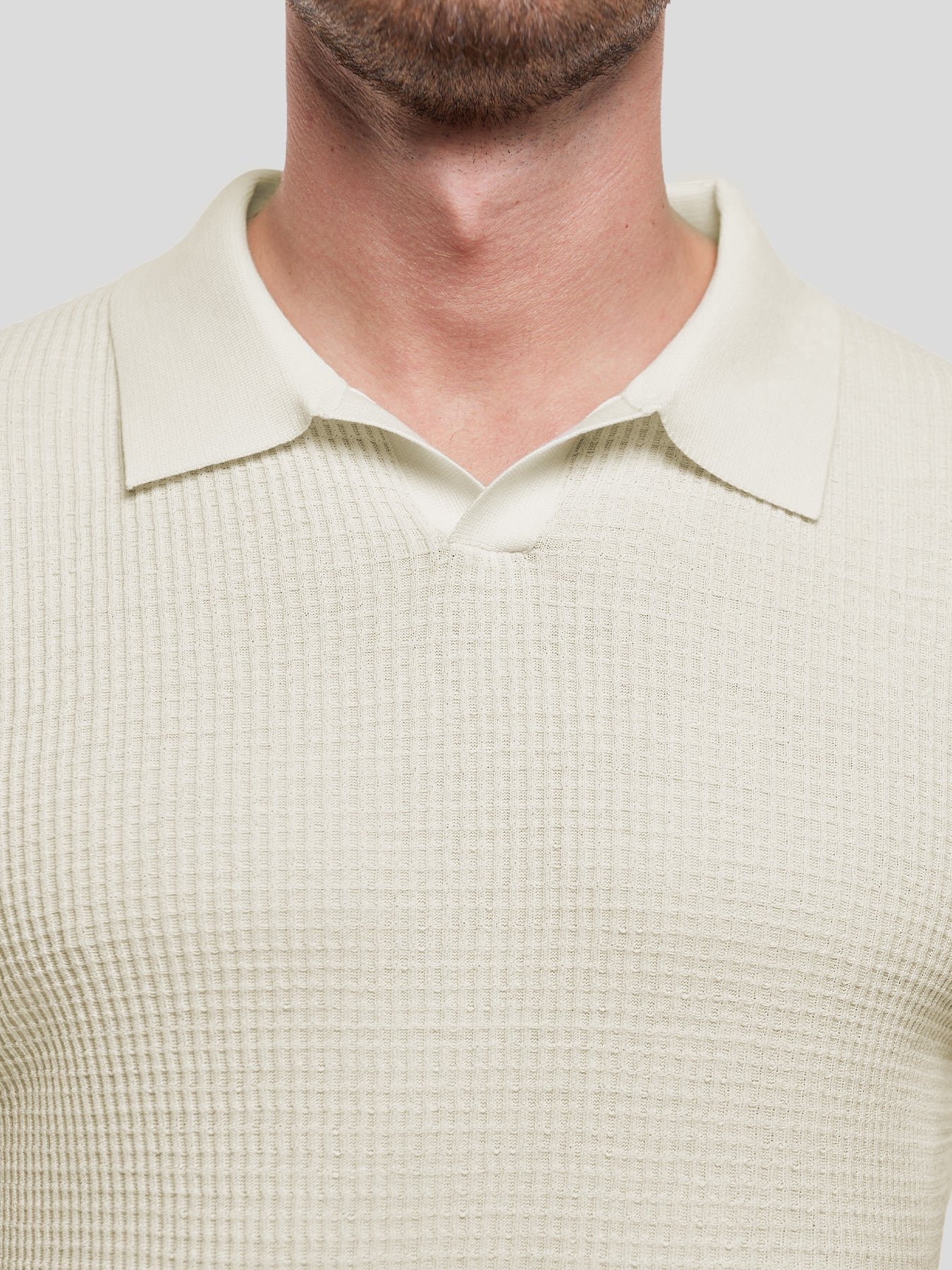 FlexKnit Active Knitted Buttonless Polo - Image 8