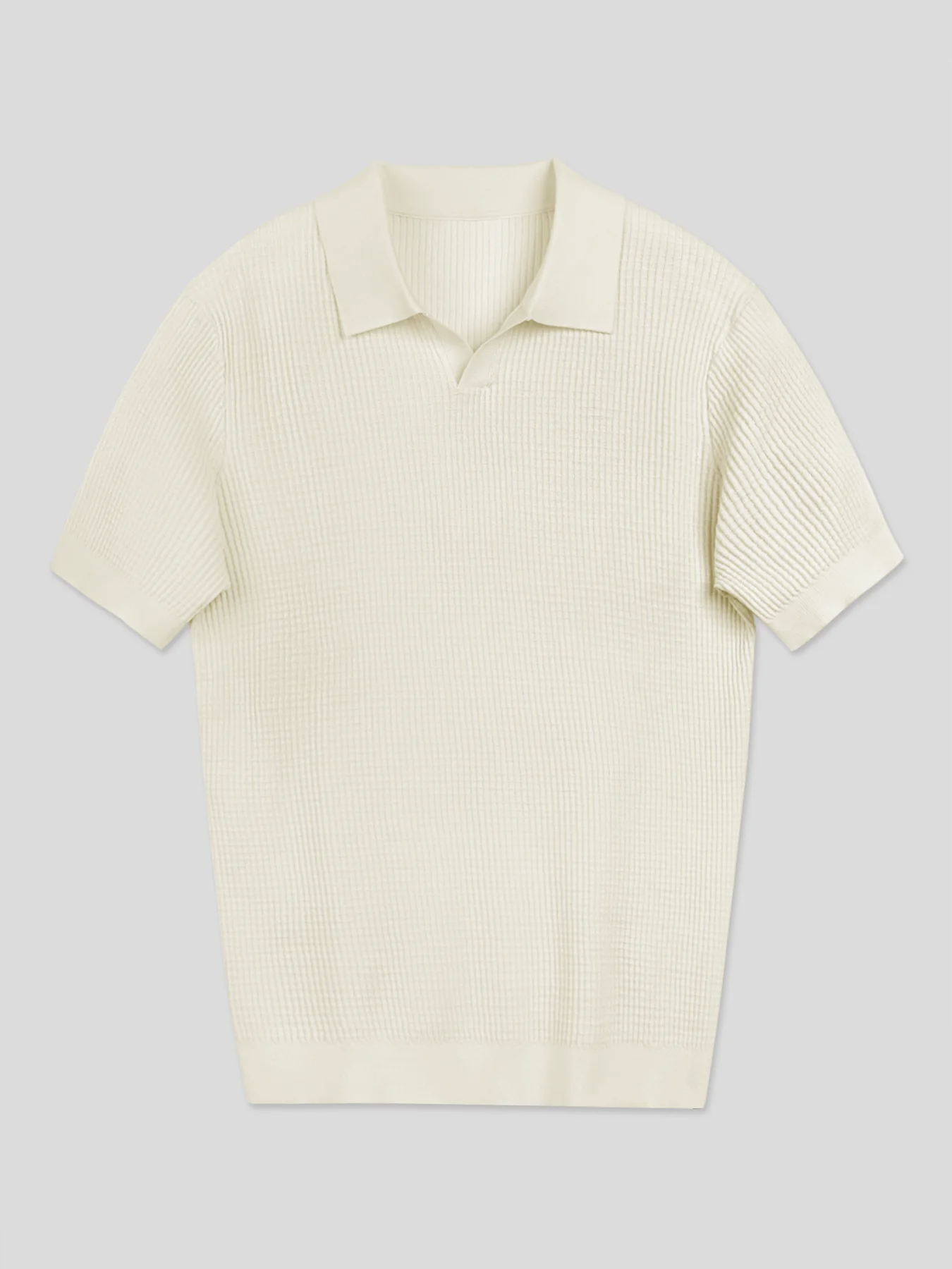 FlexKnit Active Knitted Buttonless Polo - Image 9