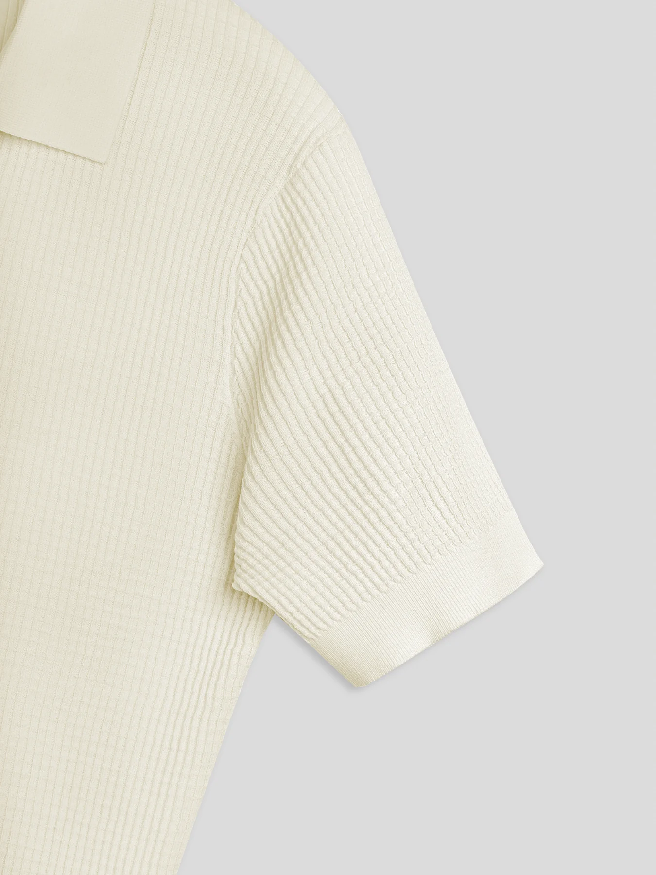 FlexKnit Active Knitted Buttonless Polo - Image 11