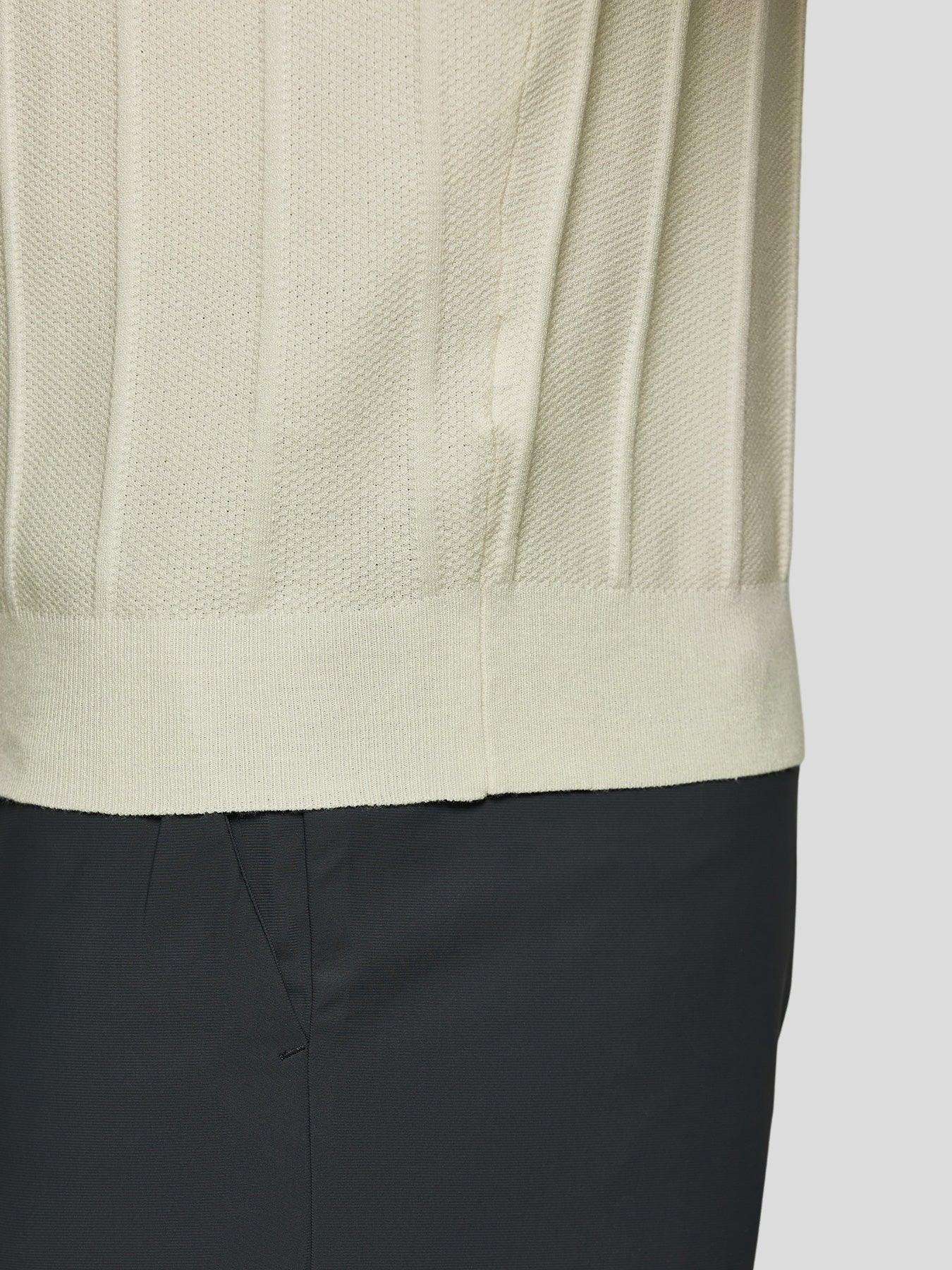 GentleKnit Breathable Striped Short Sleeve Knitted T-Shirt - Image 10