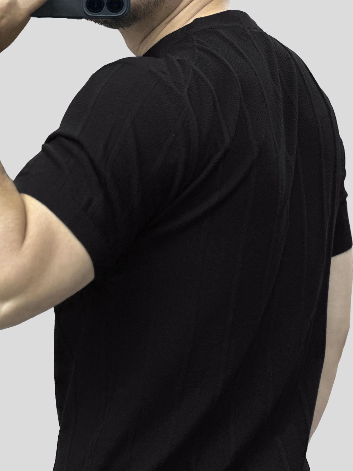 GentleKnit Breathable Striped Short Sleeve Knitted T-Shirt - Image 13