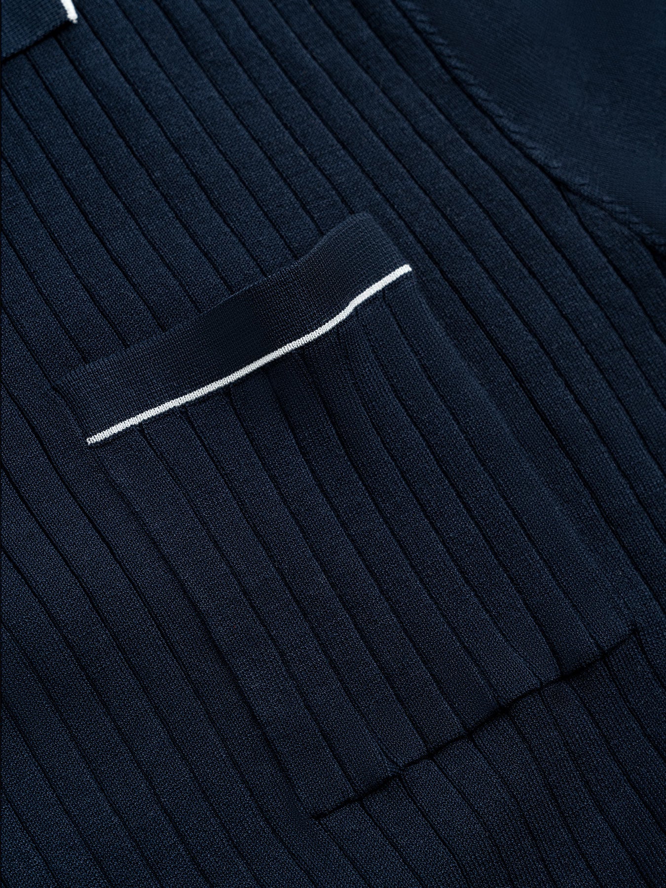 GentleKnit Contrast Color Short Sleeve Knitted Polo - Image 13