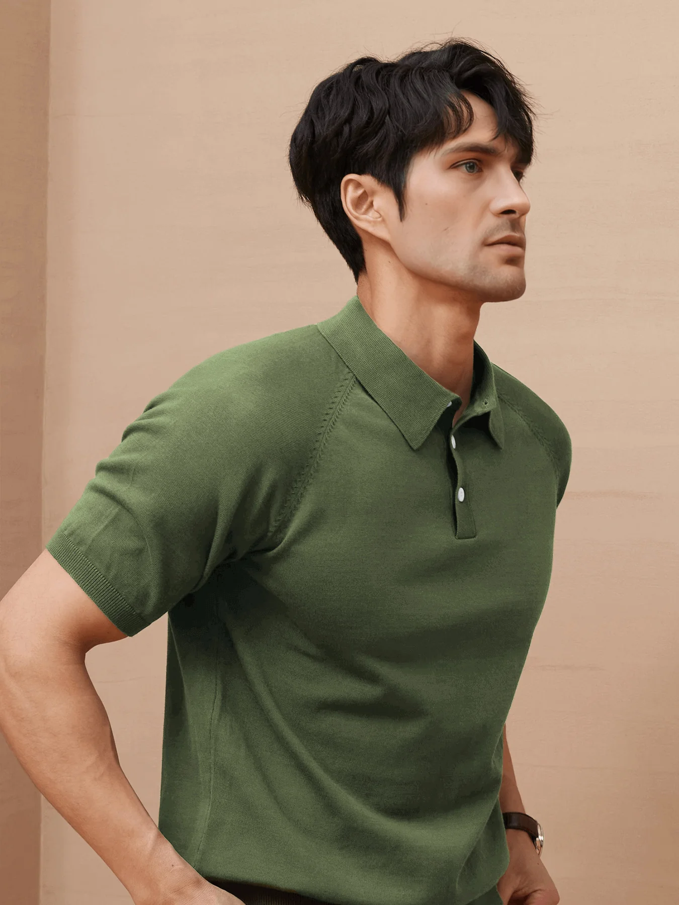 GentleKnit Short Sleeve Knitted Polo - Image 11