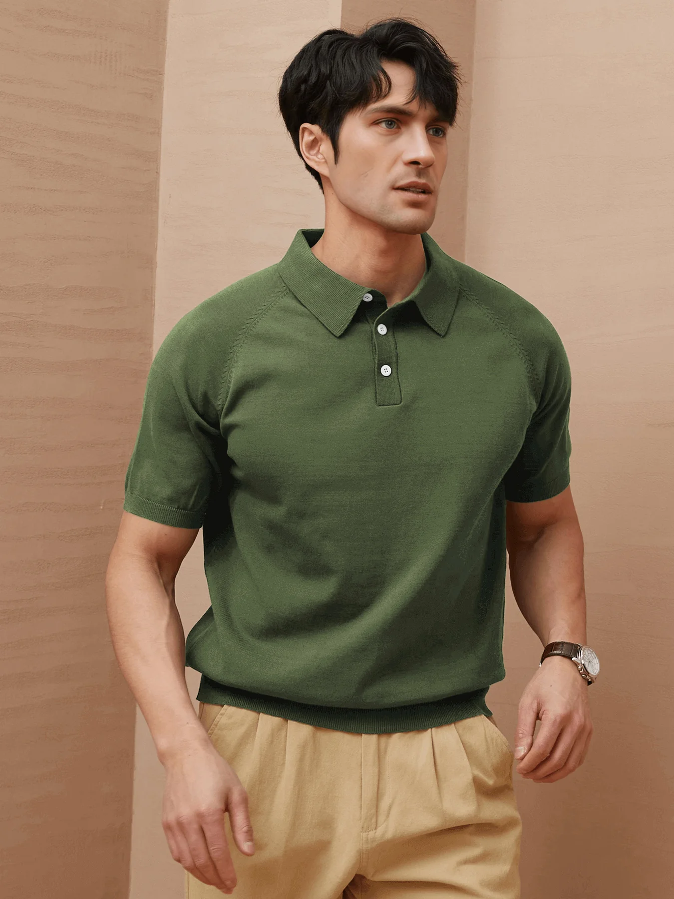 GentleKnit Short Sleeve Knitted Polo - Image 12