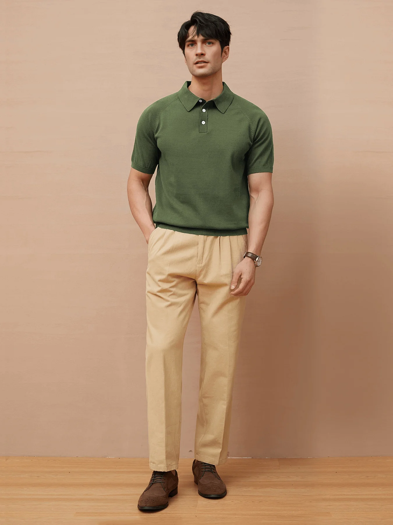 GentleKnit Short Sleeve Knitted Polo - Image 13