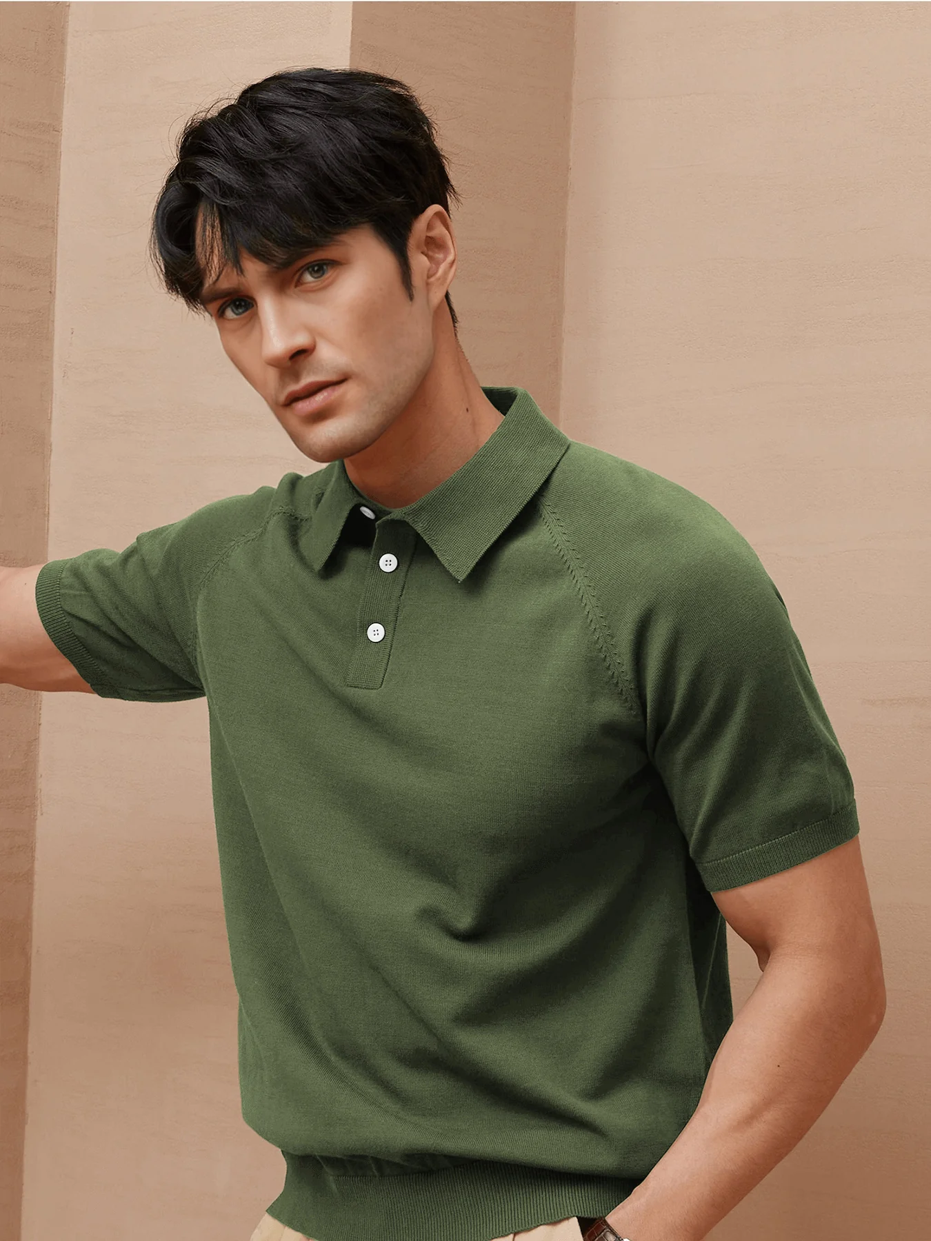 GentleKnit Short Sleeve Knitted Polo - Image 14
