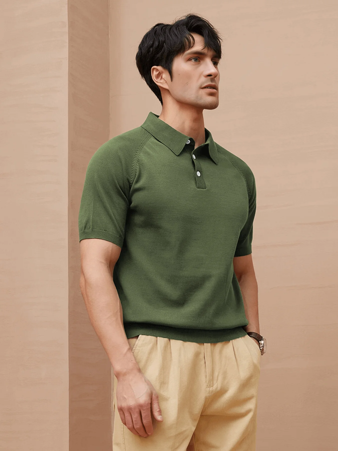 GentleKnit Short Sleeve Knitted Polo - Image 15