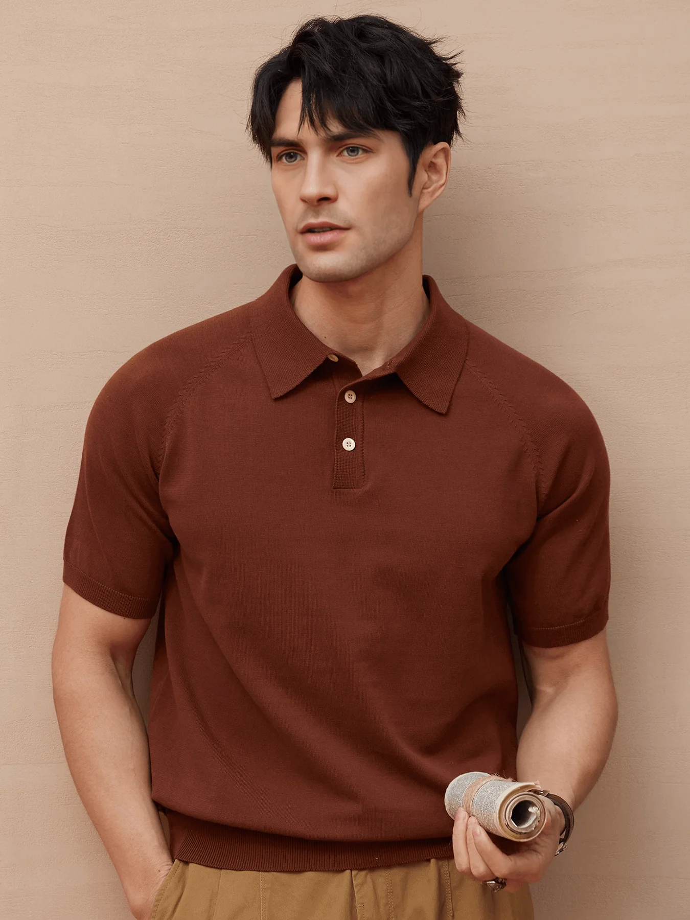 GentleKnit Short Sleeve Knitted Polo - Image 25