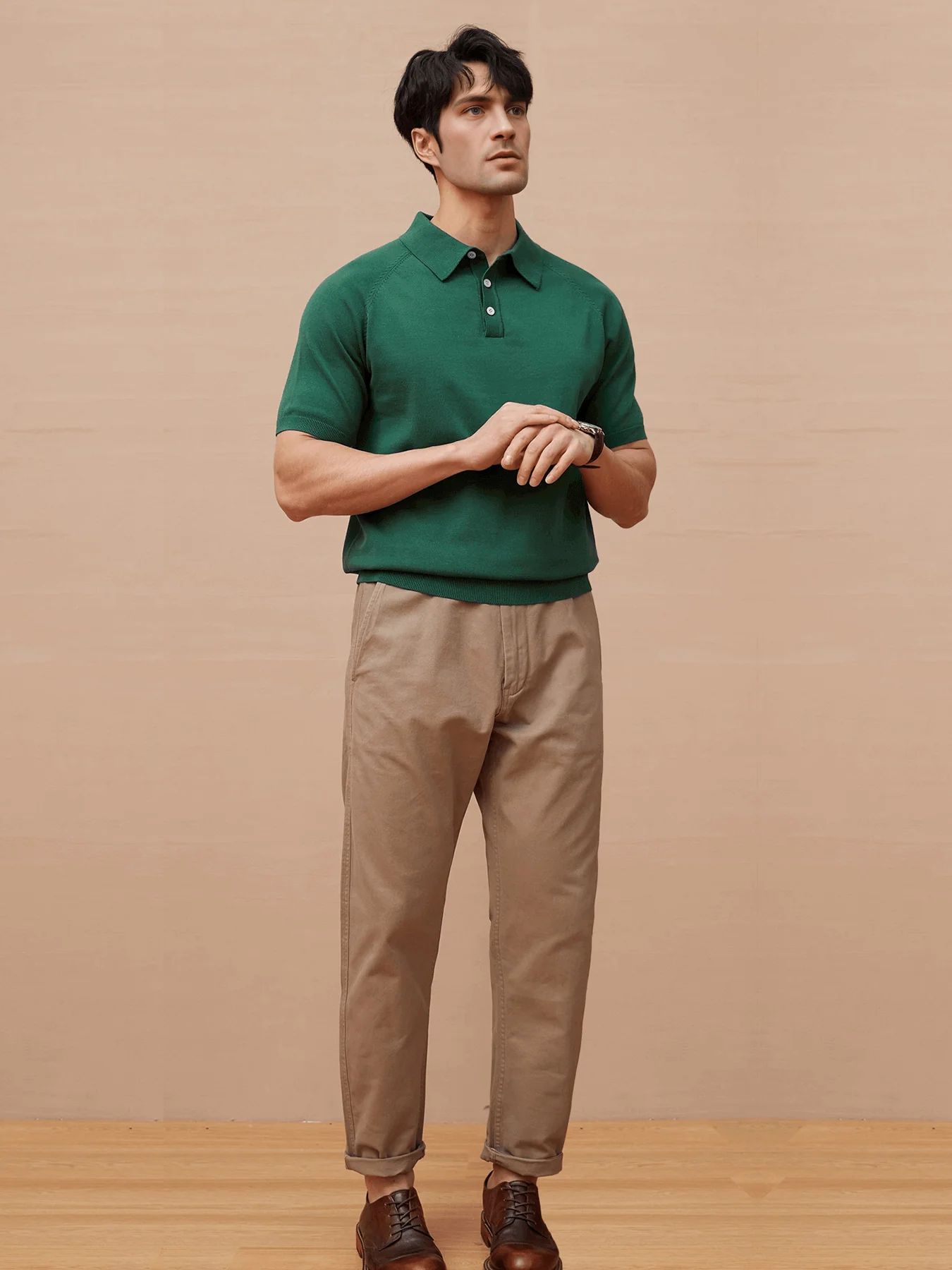 GentleKnit Short Sleeve Knitted Polo - Image 3