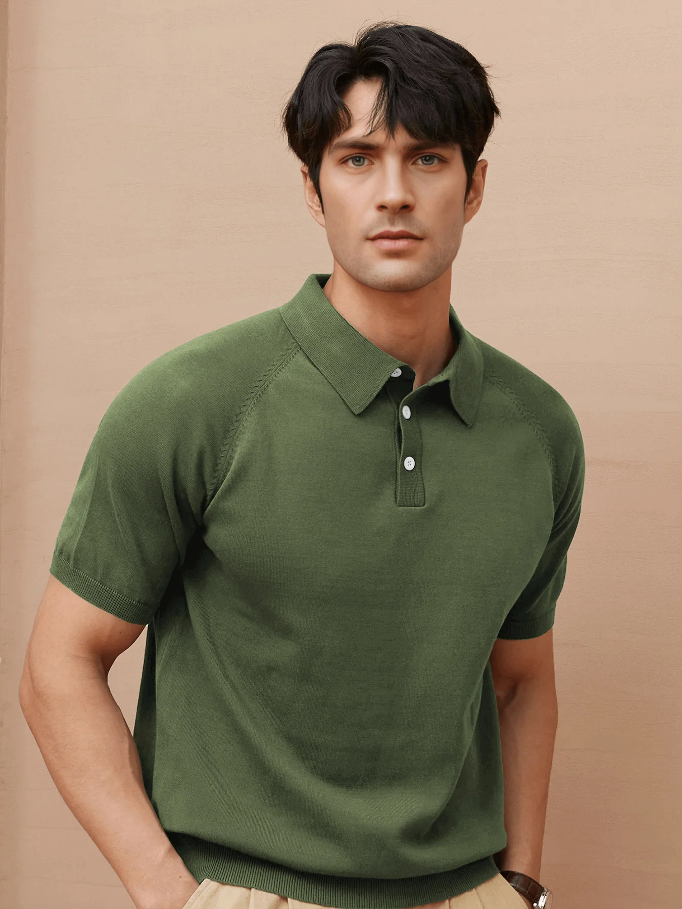 GentleKnit Short Sleeve Knitted Polo - Image 9