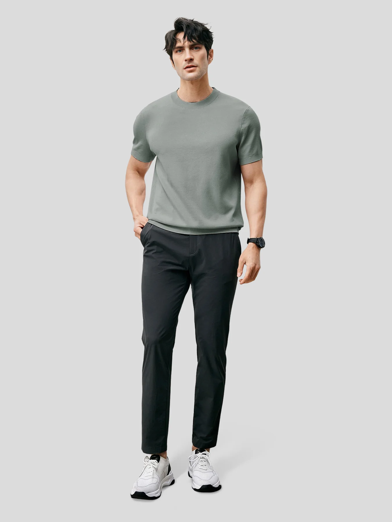 GentleKnit Short Sleeve Knitted T-Shirt - Image 25