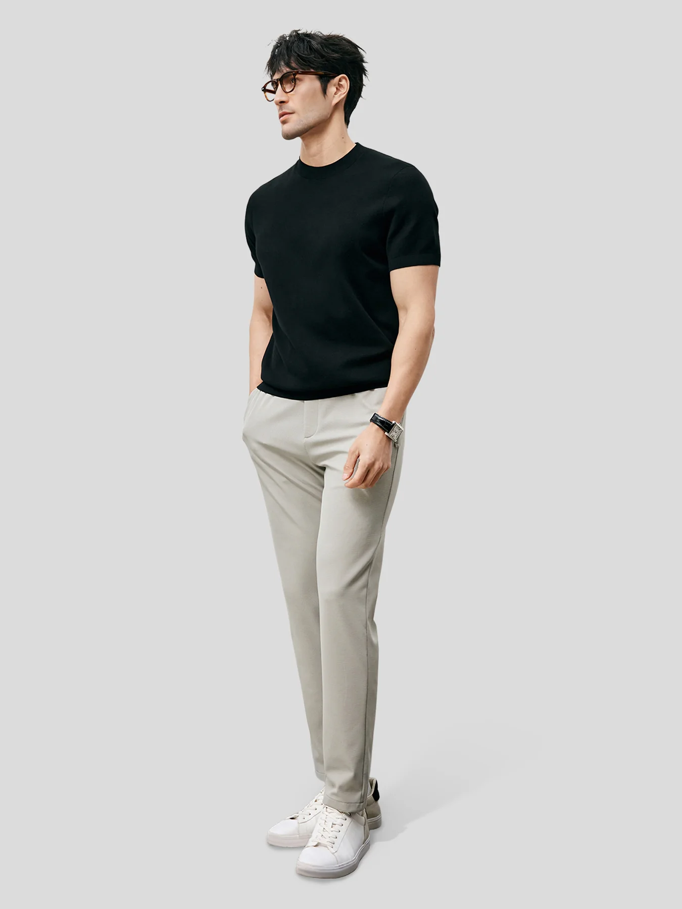 GentleKnit Short Sleeve Knitted T-Shirt - Image 10