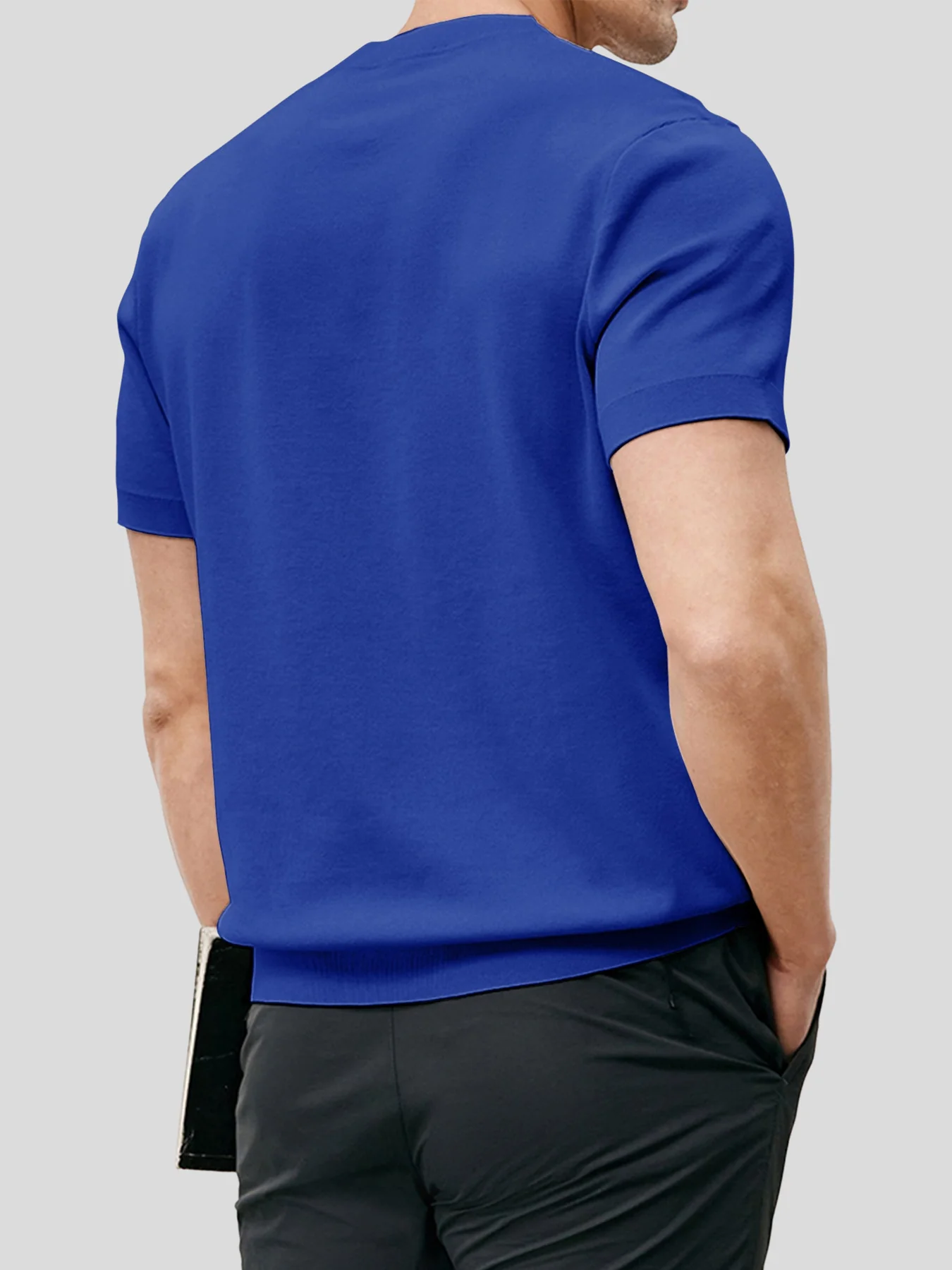 GentleKnit Short Sleeve Knitted T-Shirt - Image 13