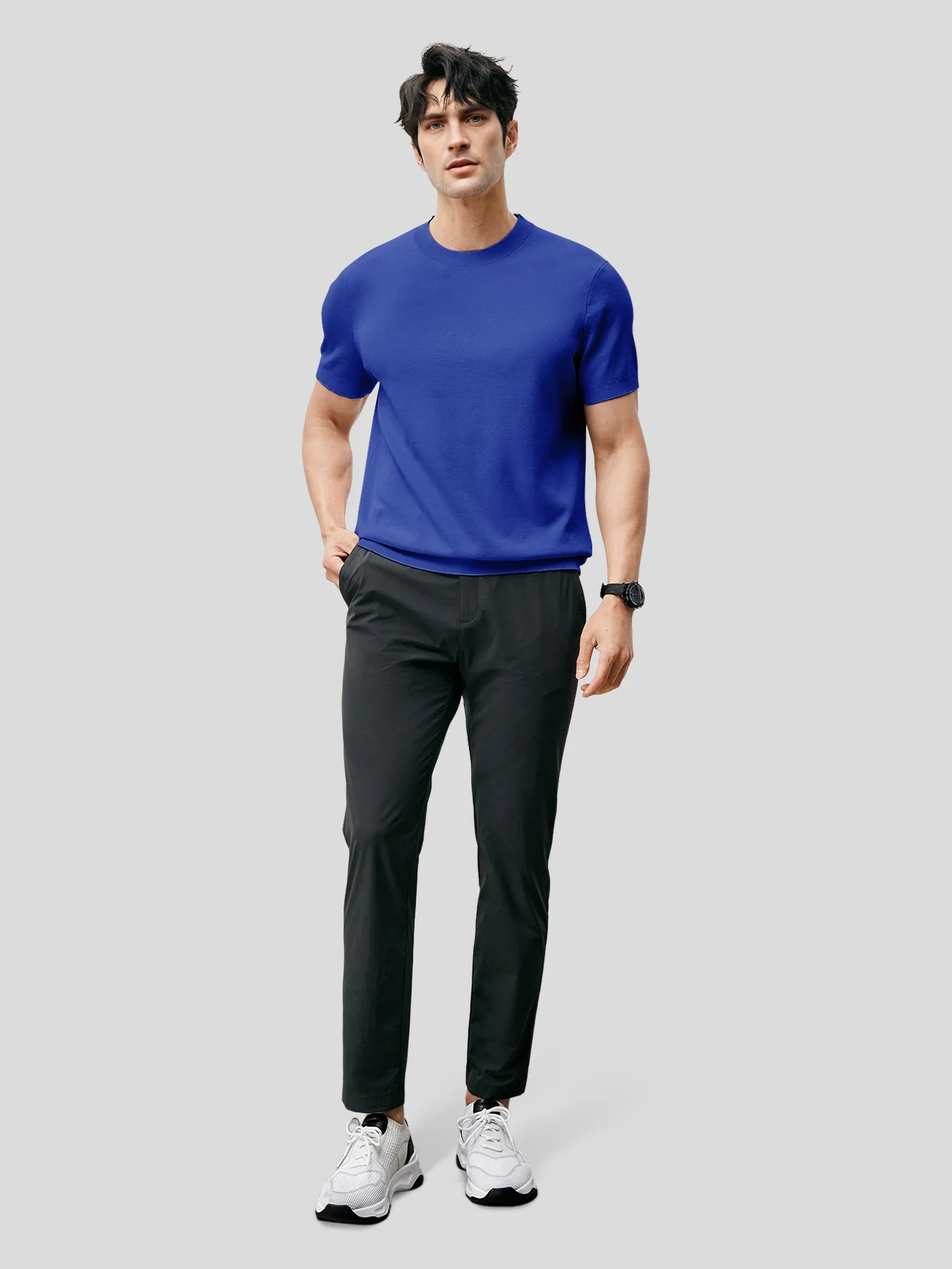 GentleKnit Short Sleeve Knitted T-Shirt - Image 14