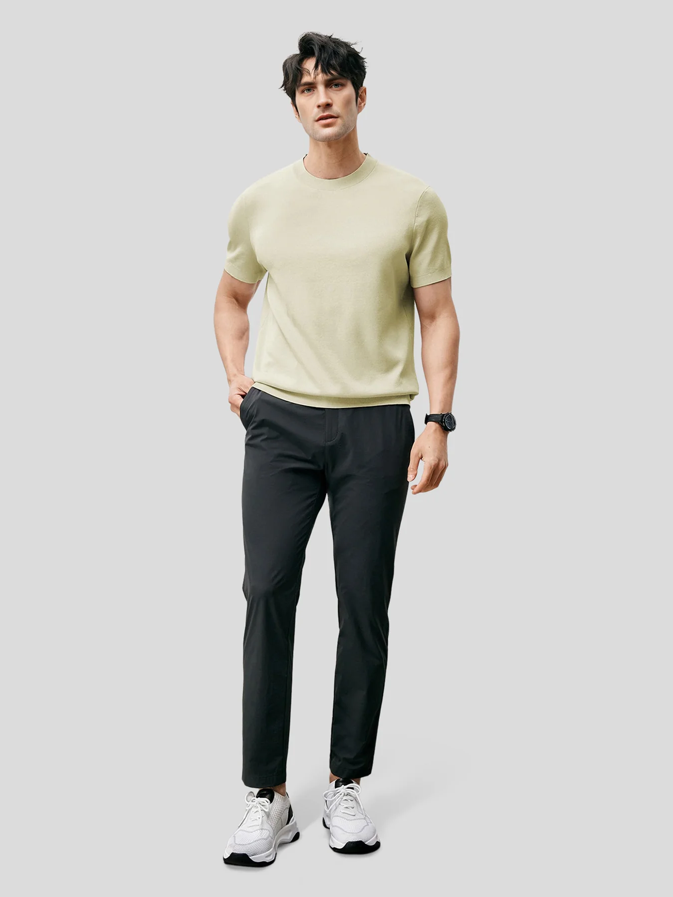 GentleKnit Short Sleeve Knitted T-Shirt - Image 29