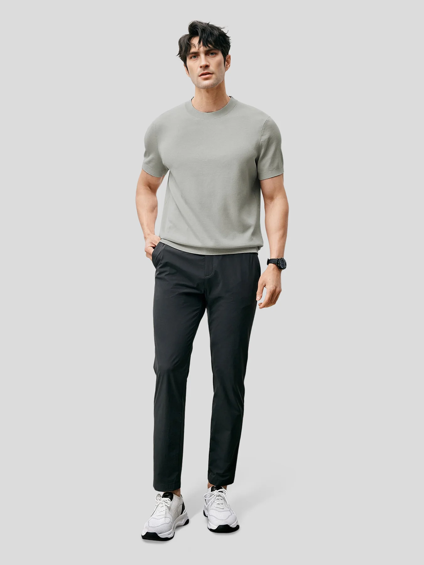 GentleKnit Short Sleeve Knitted T-Shirt - Image 35