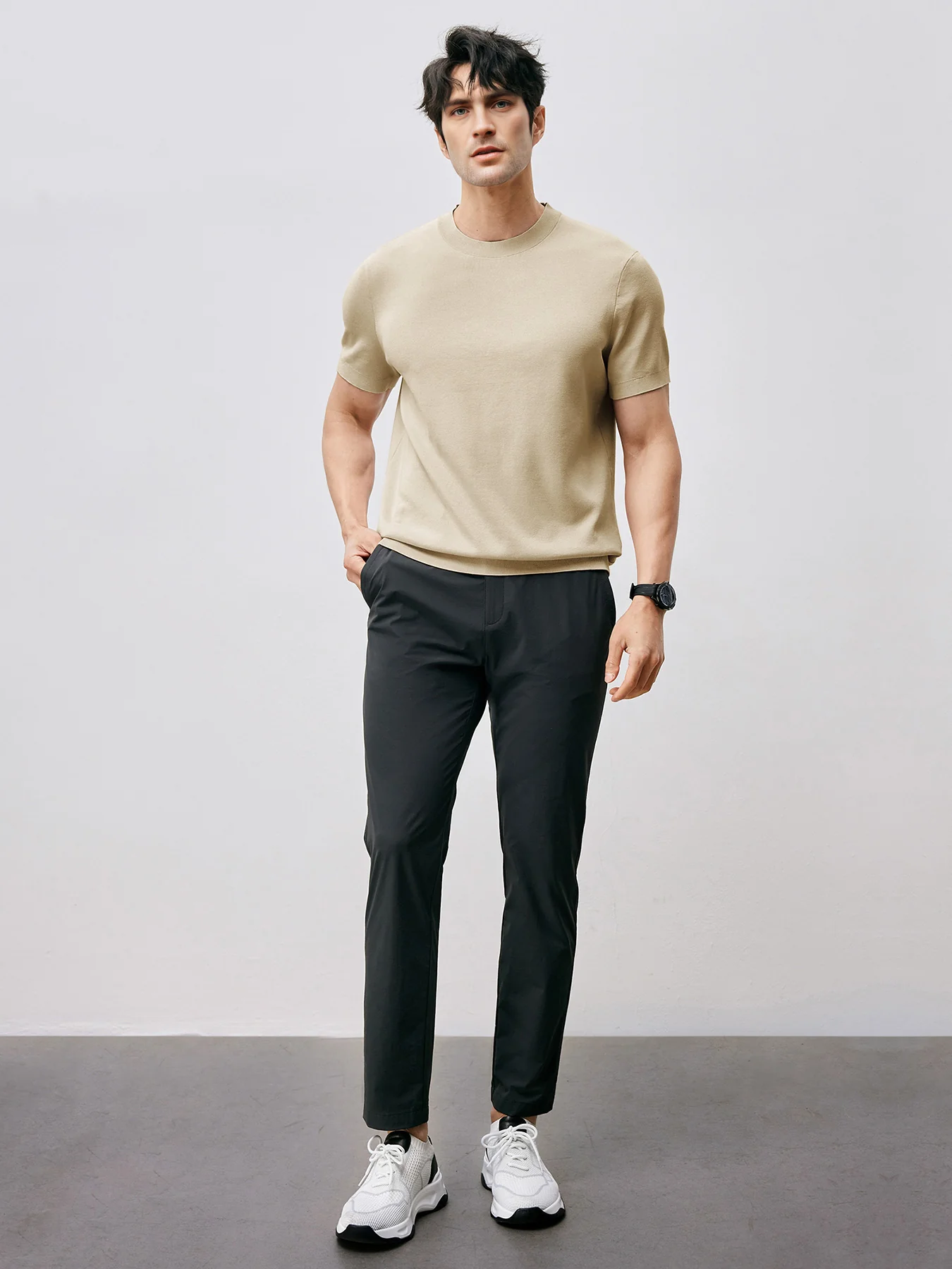 GentleKnit Short Sleeve Knitted T-Shirt - Image 39