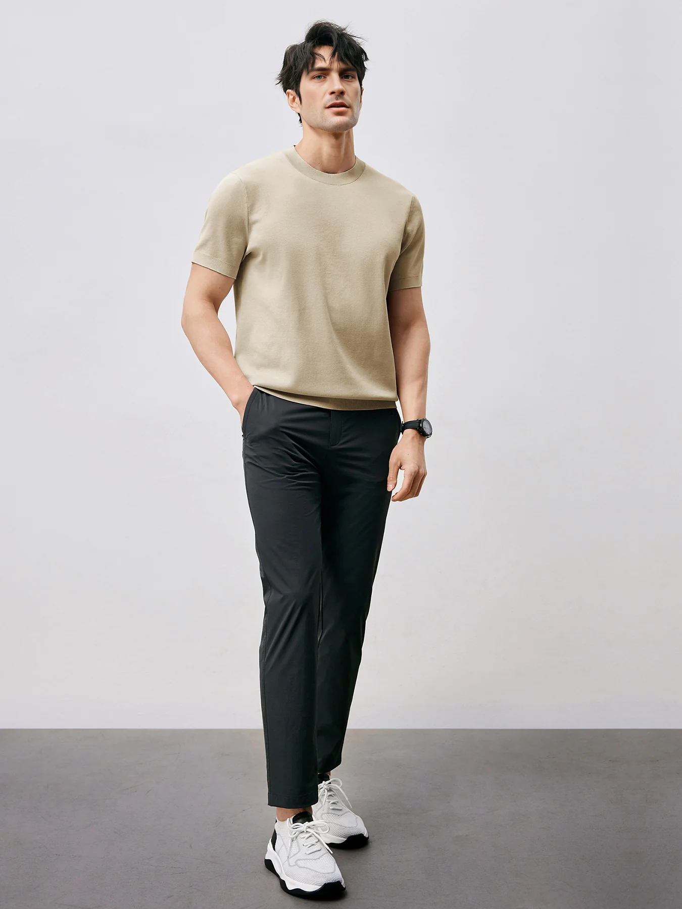 GentleKnit Short Sleeve Knitted T-Shirt - Image 40