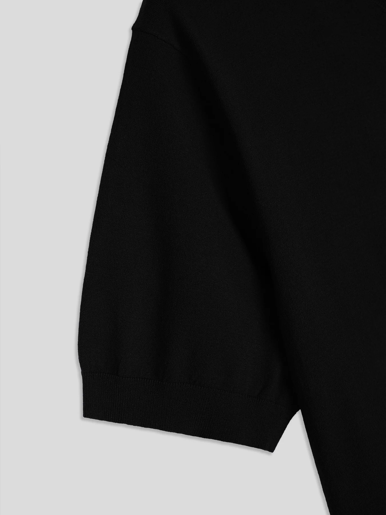 GentleKnit Short Sleeve V-neck Knitted T-Shirt - Image 23