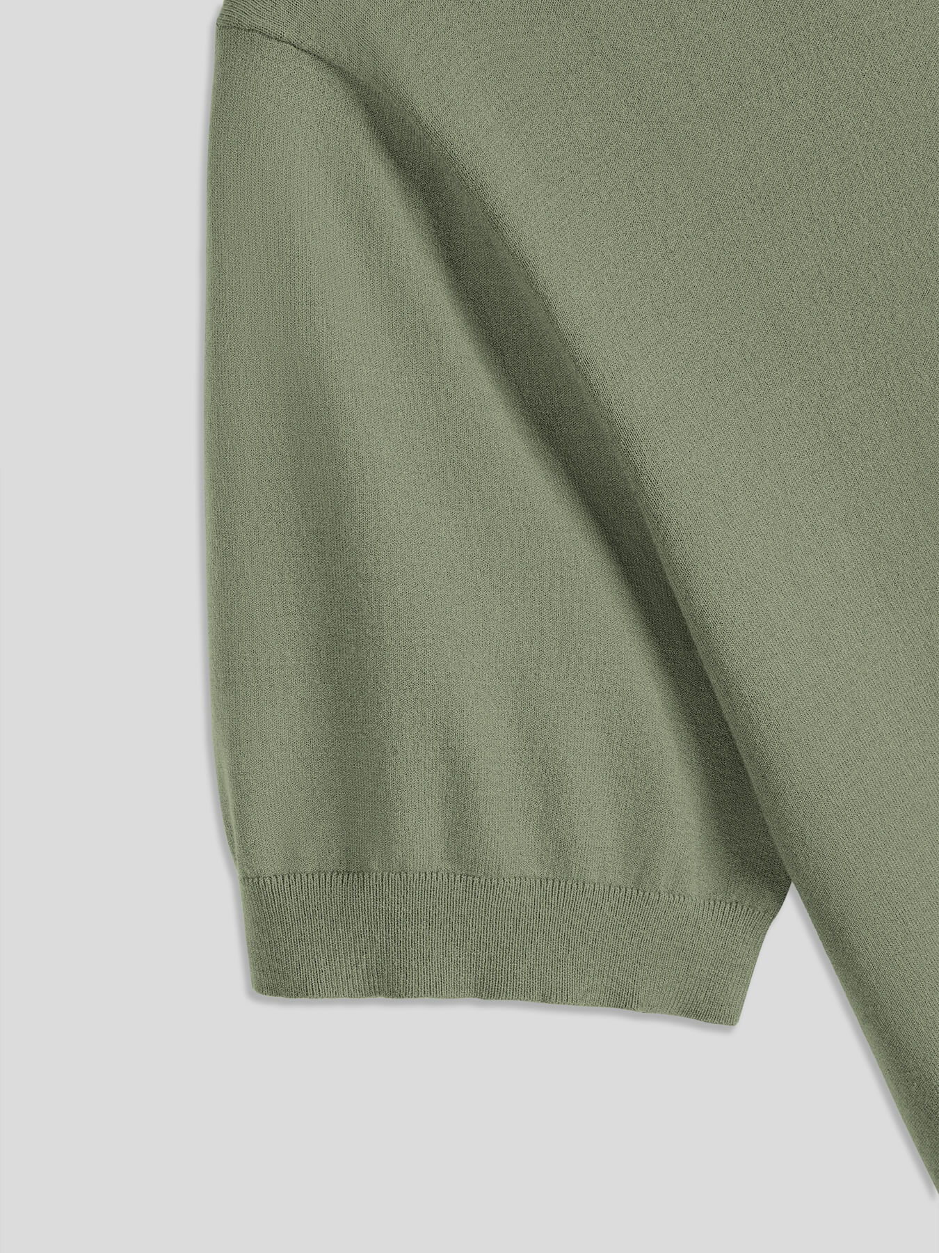 GentleKnit Short Sleeve V-neck Knitted T-Shirt - Image 27